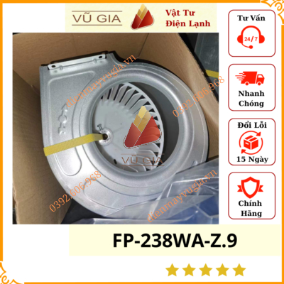 Cánh quạt nhựa của dàn lạnh FCU Midea 12226200000305 / FP-238WA-Z.9 / FCU MKT3-1400G30