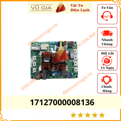 Bảng mạch lọc Midea 17127000008136 / CE-MDVL450(16)W/D2SN1-891.D.1.1 / VRF VC