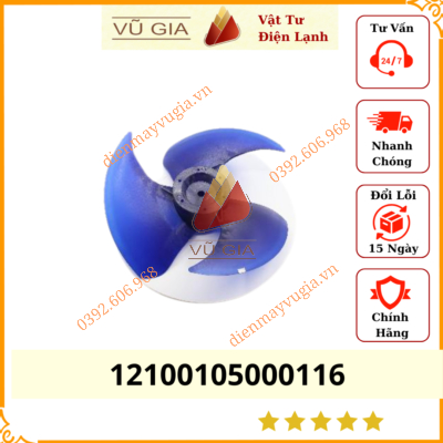 Cánh quạt nhựa hướng trục Midea 12100105000116 / ZL-560*189*20-3N / V5X