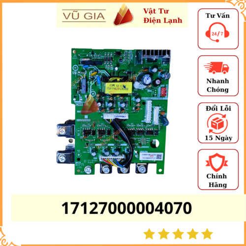 Bảng mạch biến tần máy nén Midea 17127000004070 / ME-POWER-50A(IR341).2(SH)/ V4+K