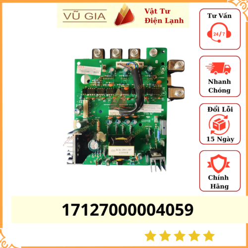 Bảng mạch biến tần máy nén Midea 17127000004059 / ME-POWER-50A(IR341).1(SH) / V4+K