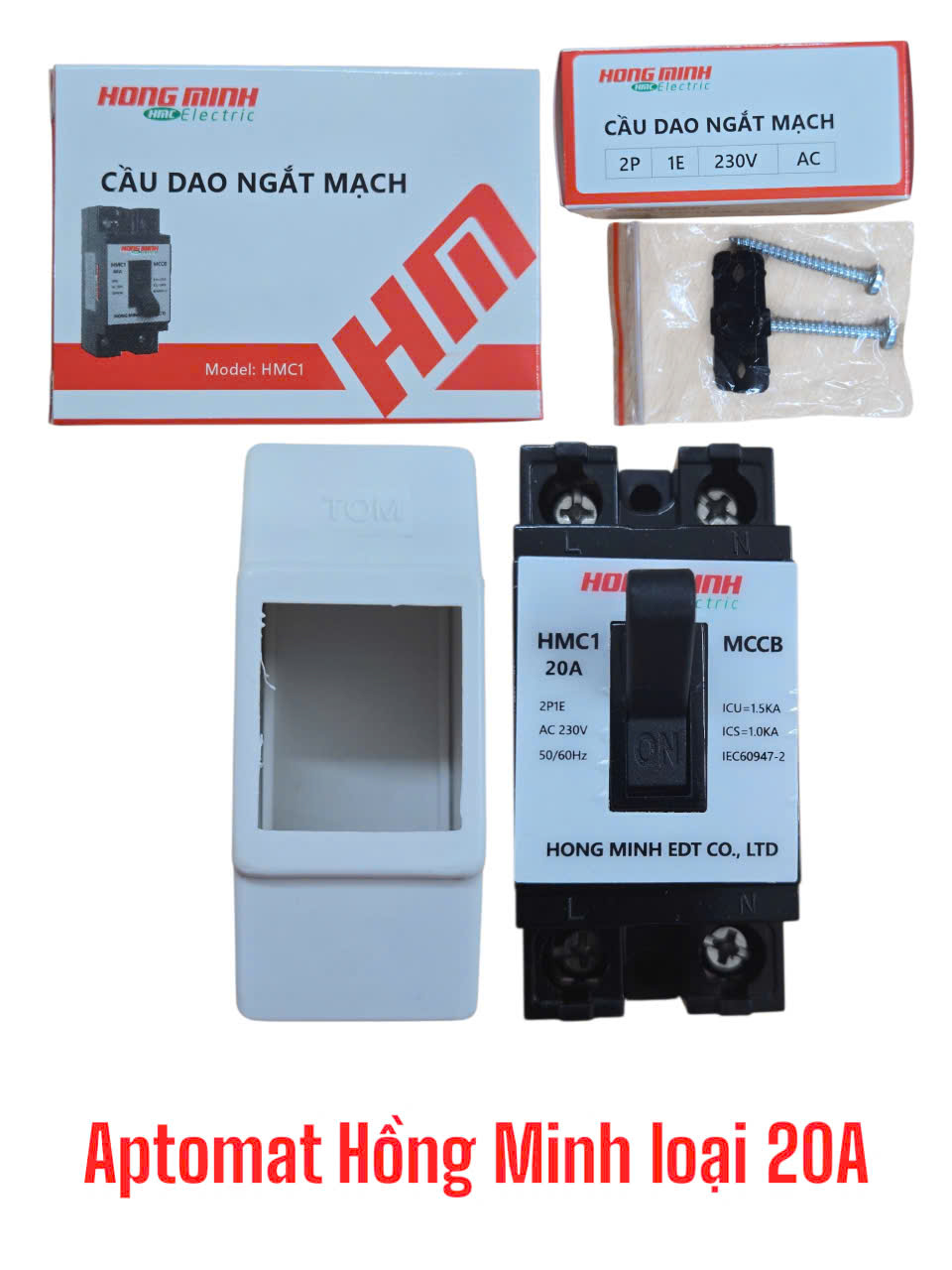 Aptomat Hồng Minh loại 20A