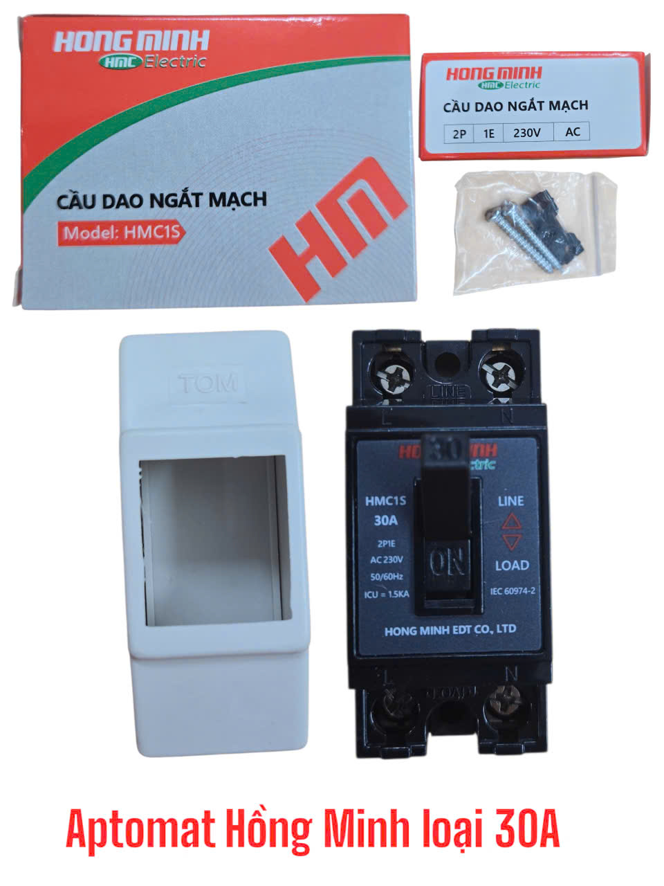 Aptomat Hồng Minh loại 30A