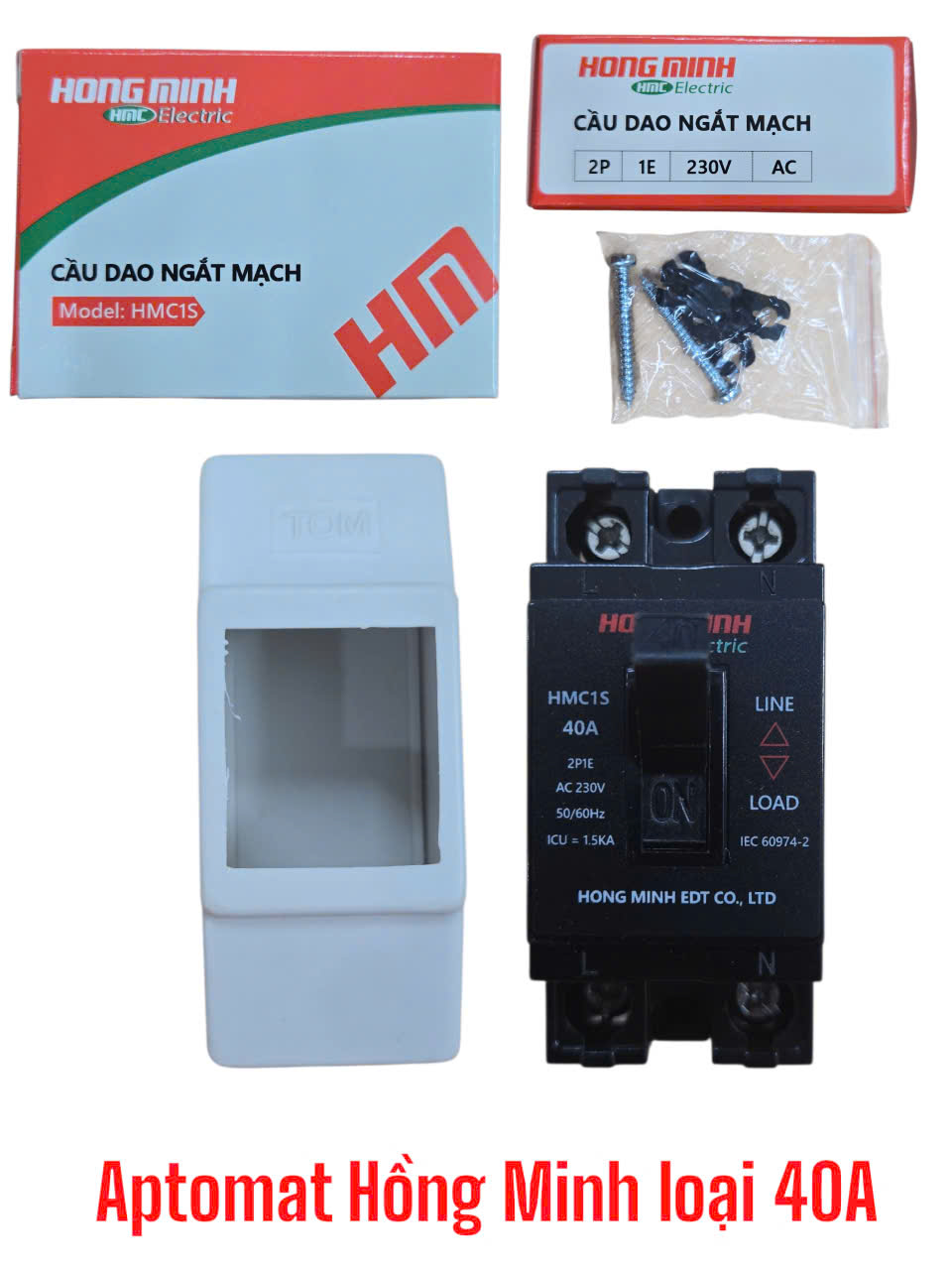 Aptomat Hồng Minh loại 40A