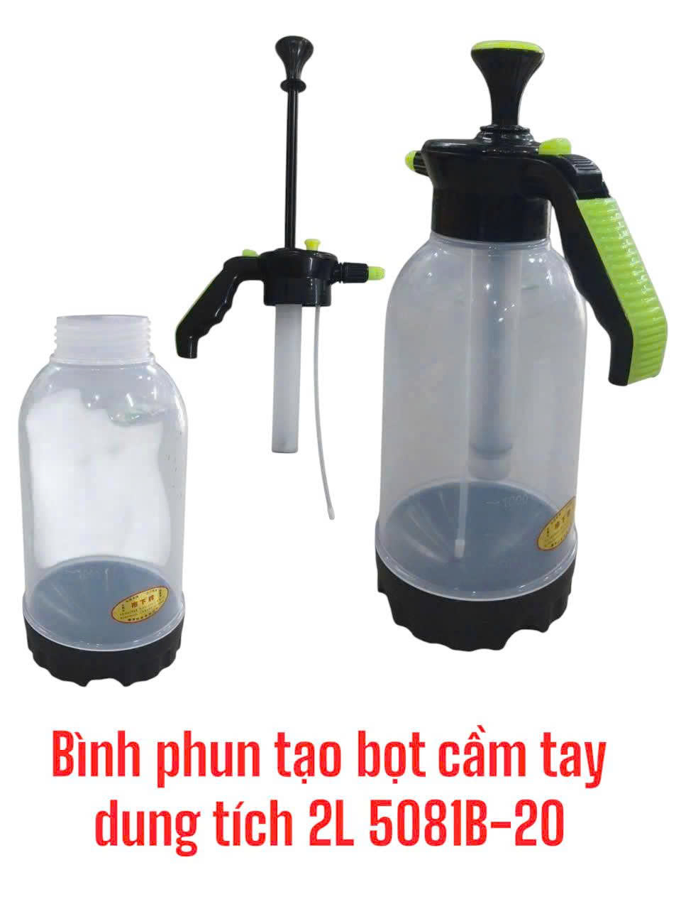 Bình phun tạo bọt cầm tay dung tích 2L- 5081B-20