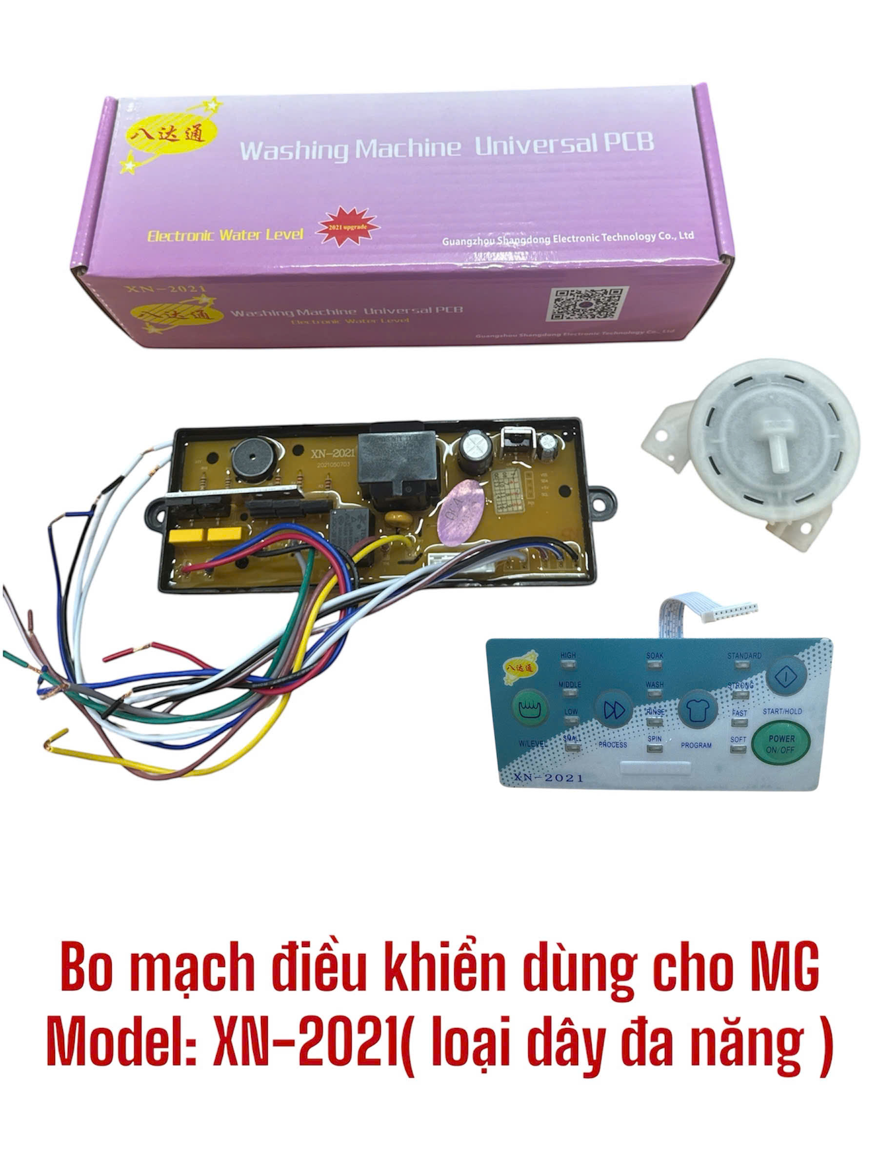 Bo mạch điều khiển dùng cho máy giặt Model: XN-2021(loại dây đa năng)