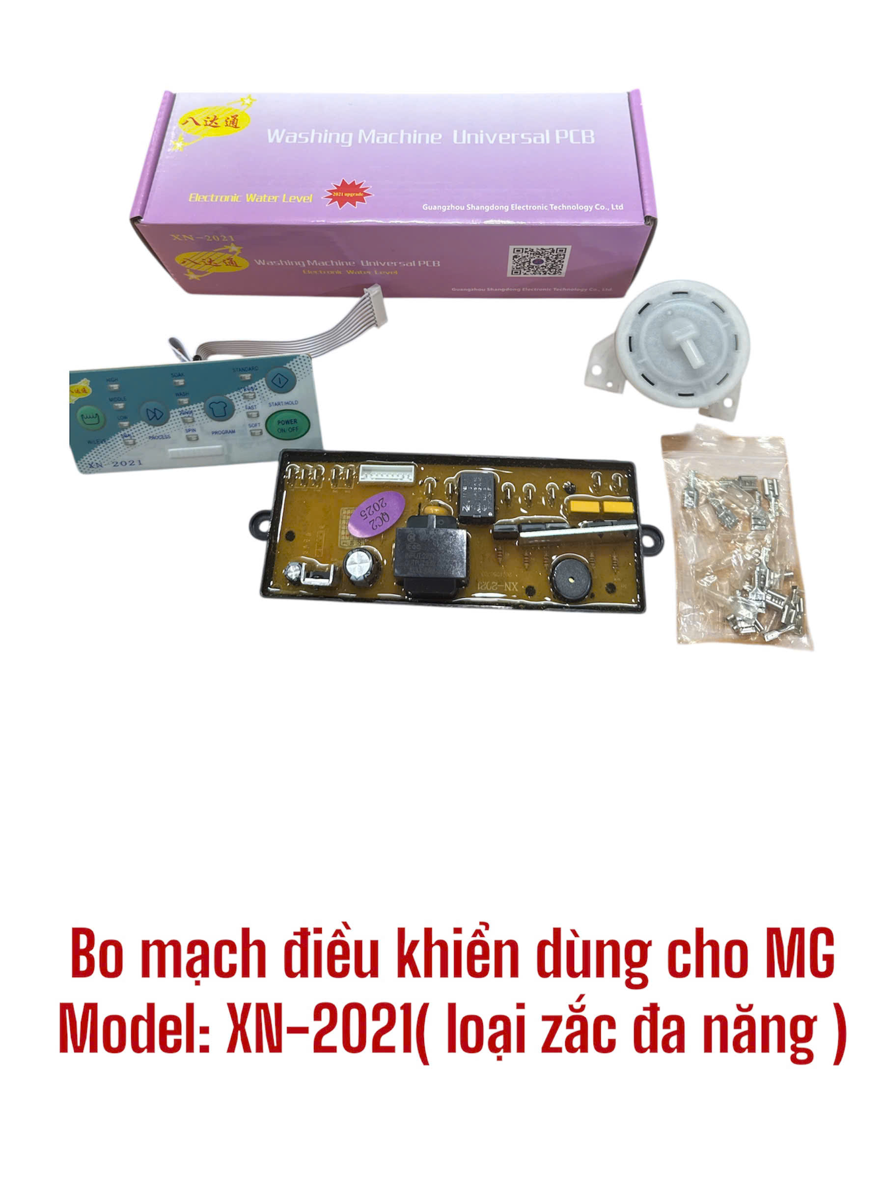 Bo mạch điều khiển dùng cho máy giặt Model: XN-2021(loại zắc đa năng)