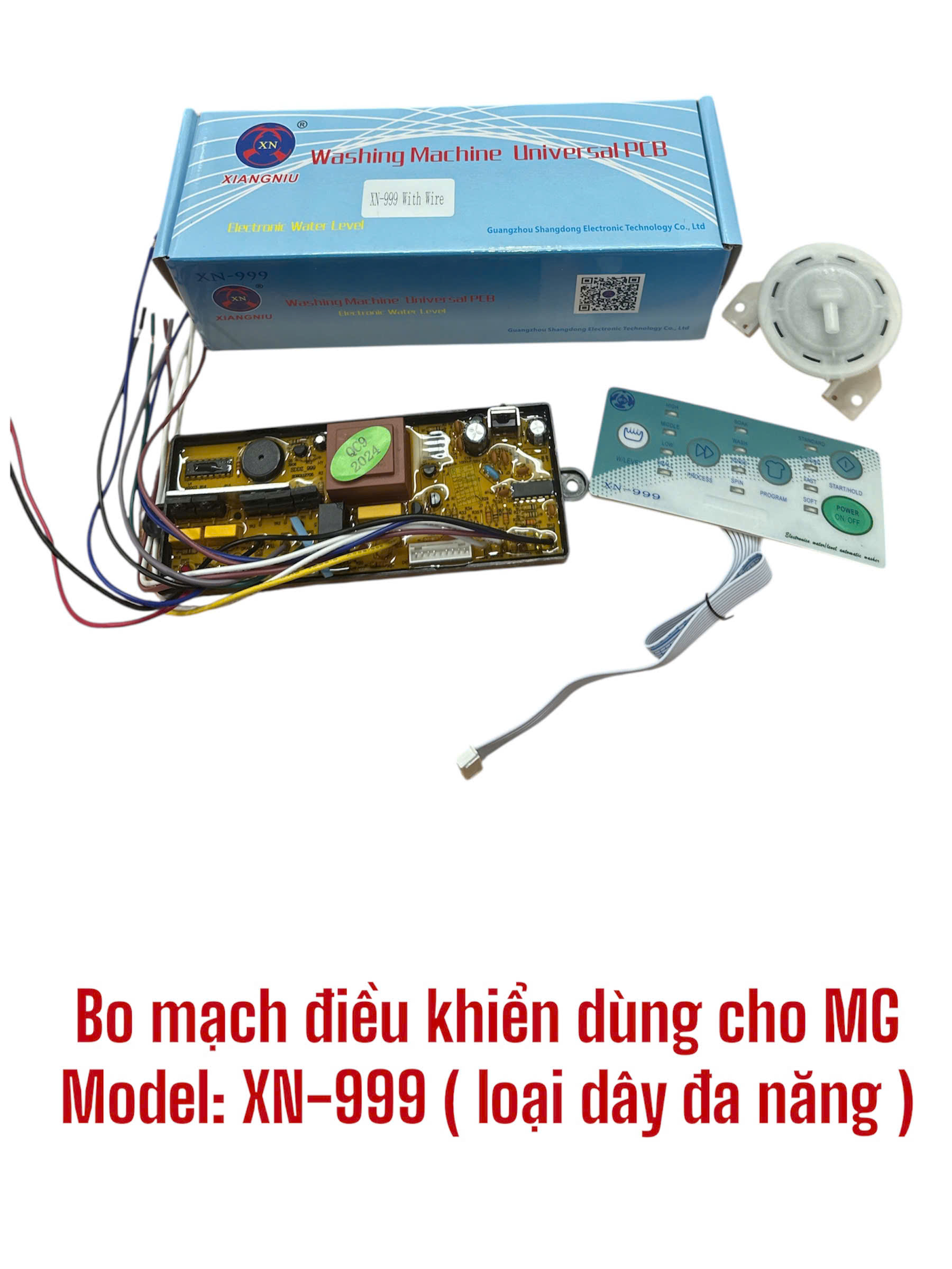 Bo mạch điều khiển dùng cho máy giặt Model: XN-999 (loại dây đa năng)