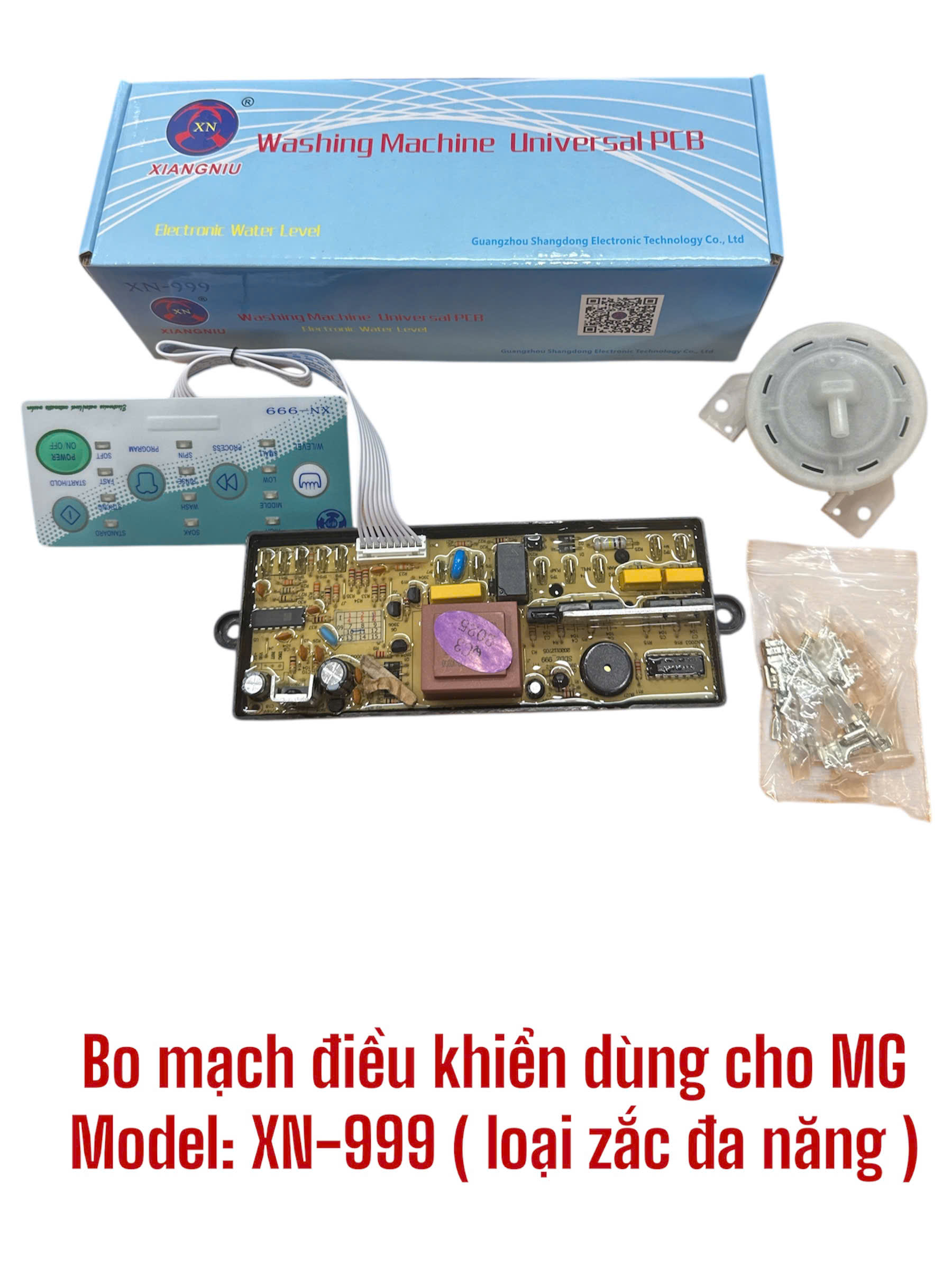 Bo mạch điều khiển dùng cho máy giặt Model: XN-999 (loại zắc đa năng)