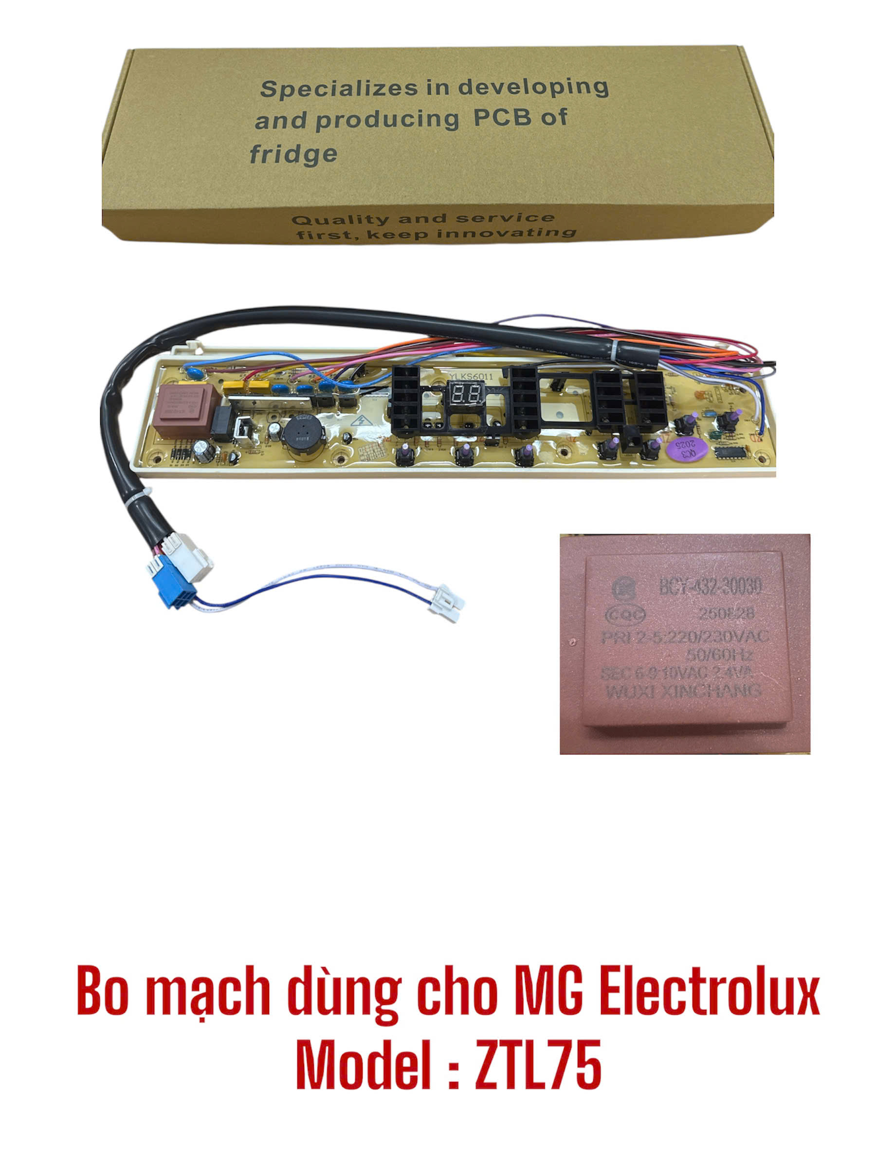 Bo mạch dùng cho máy giặt Electrolux Model: ZTL75
