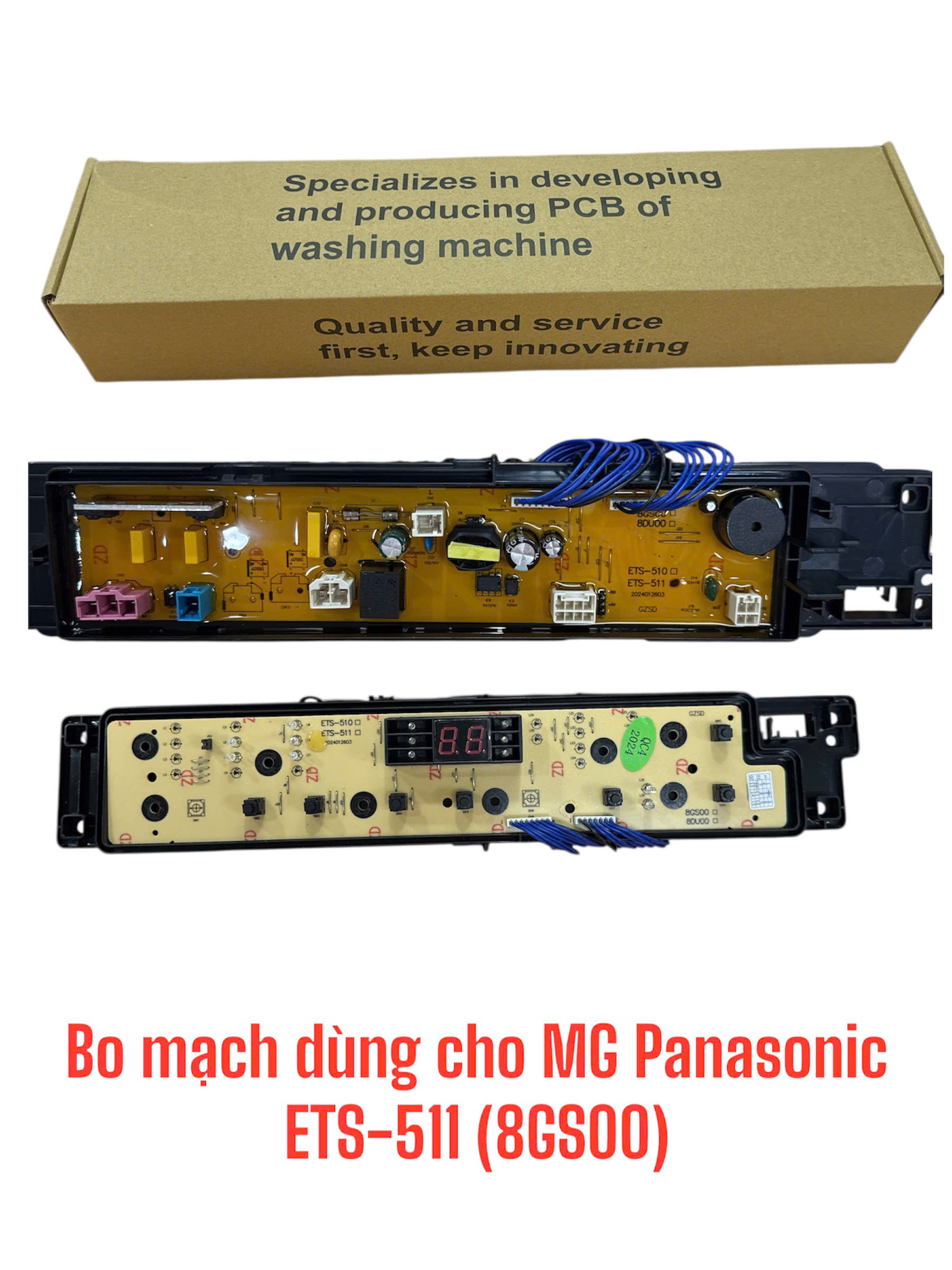 Bo mạch dùng cho máy giặt Panasonic – ETS-511 (8GS00)
