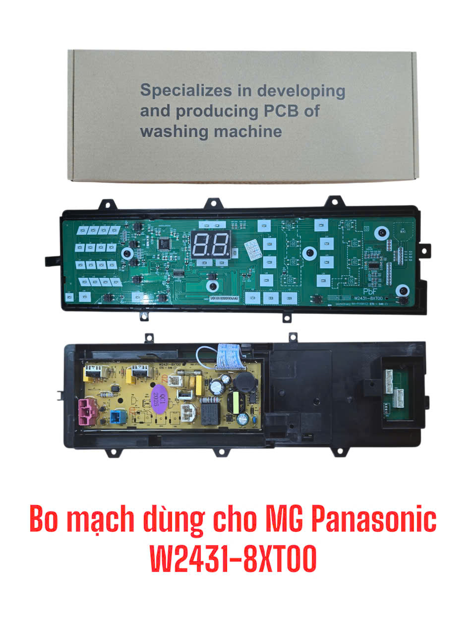 Bo mạch dùng cho máy giặt Panasonic W2431-8XT00
