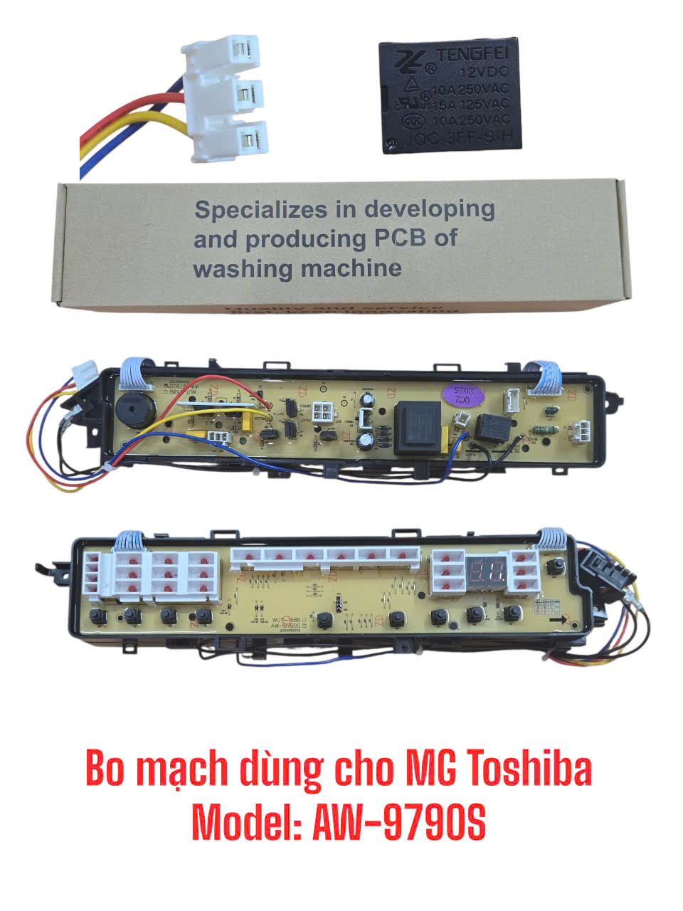 Bo mạch dùng cho máy giặt Toshiba Model: AW-9790S