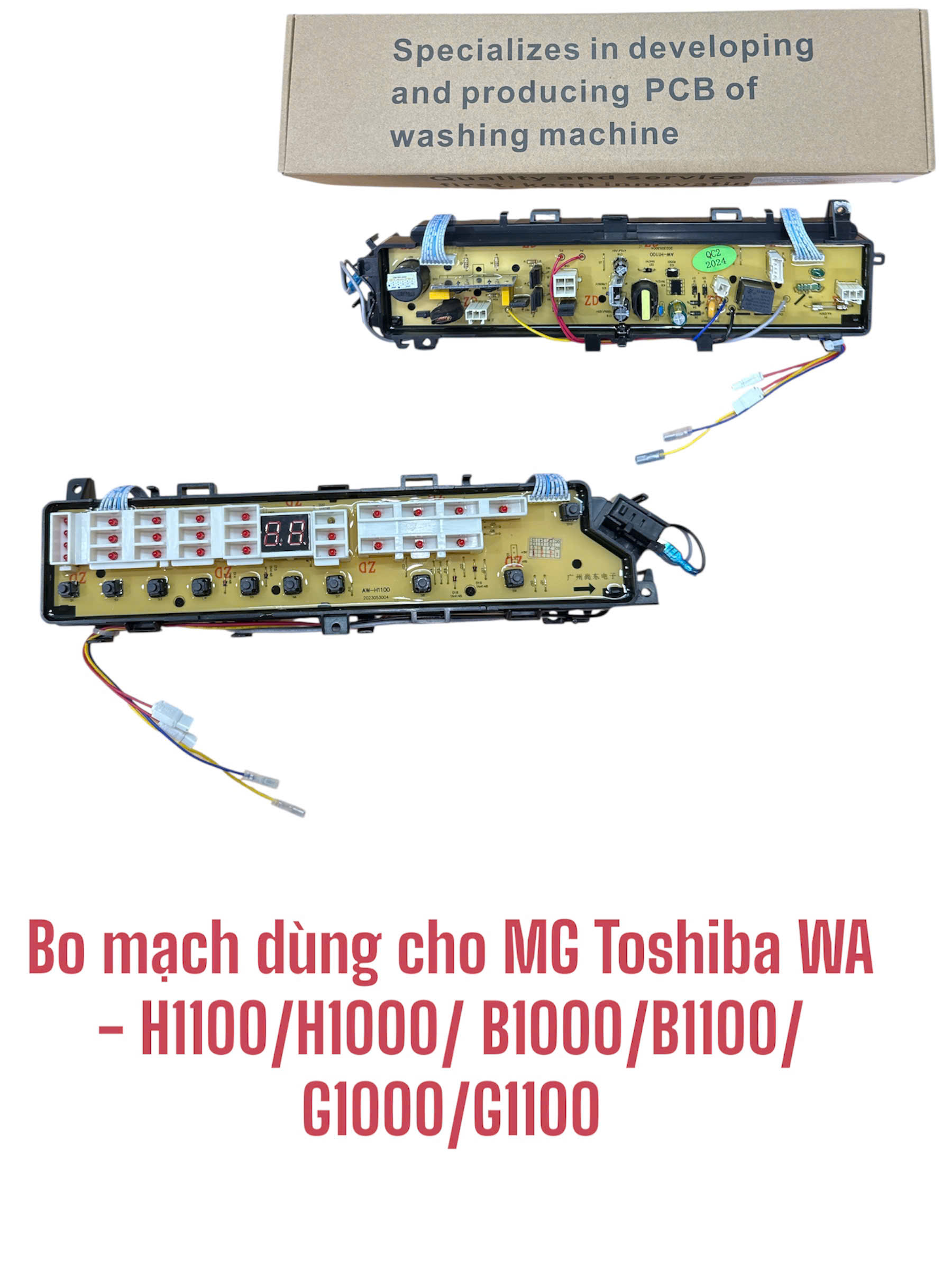 Bo mạch dùng cho máy giặt Toshiba WA – H1100/H1000/ B1000/B1100/G1000/G1100