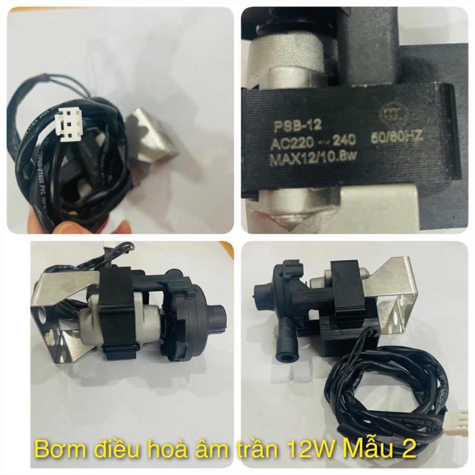 Bơm điều hòa âm trần 12W mẫu 2