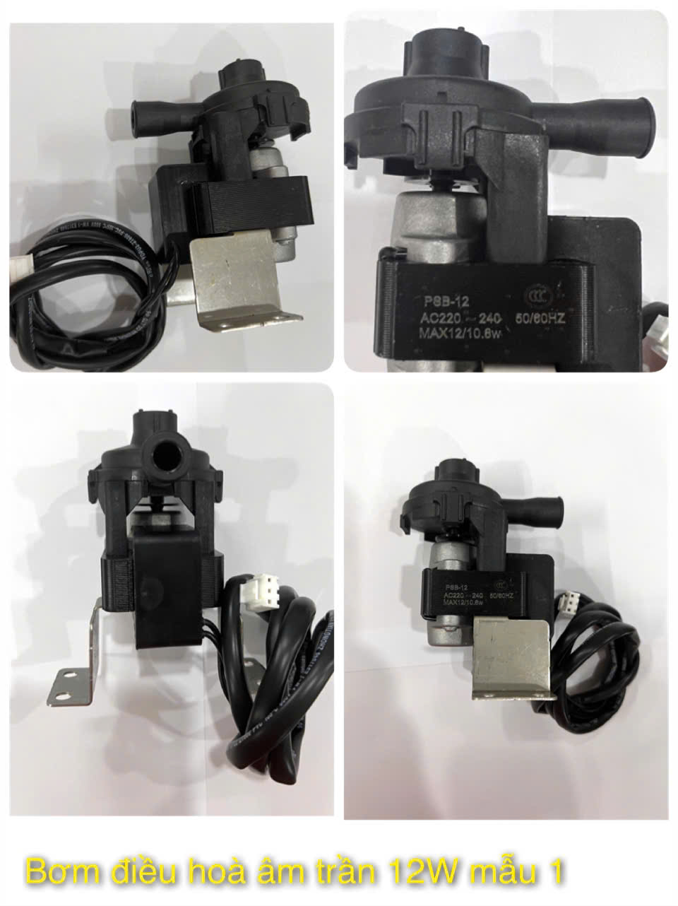 Bơm điều hòa âm trần 12W mẫu 1