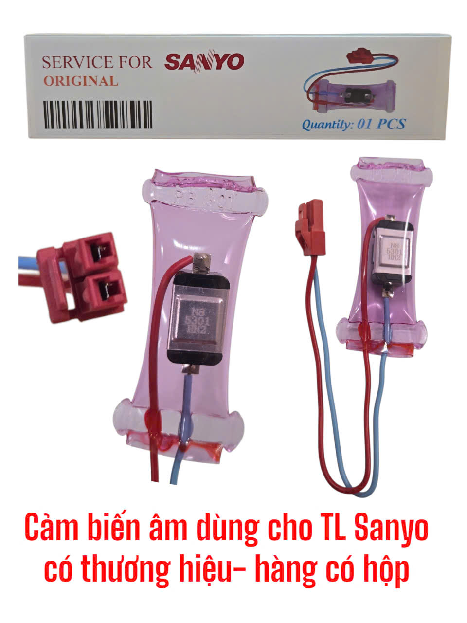 Cảm biến âm dùng cho tủ lạnh Sanyo hàng có hộp