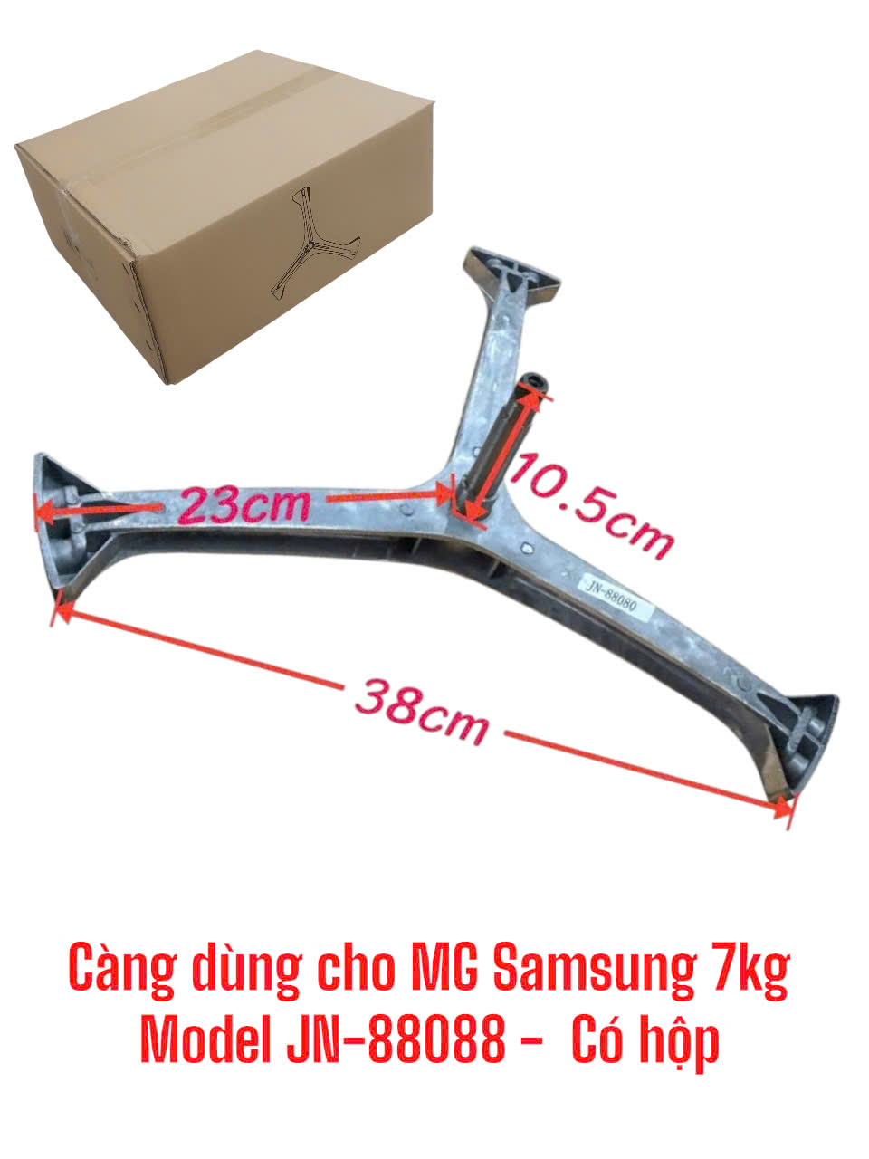 Càng dùng cho máy giặt Beko trục nhỏ Model JN-88080 – Có hộp