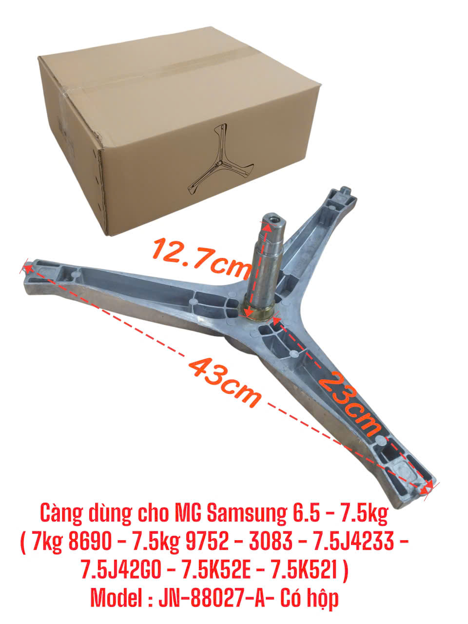 Càng dùng cho máy giặt Samsung 6.5 – 7.5kg(7kg 8690 – 7.5kg 9752 – 3083 – 7.5J4233 – 7.5J42GO – 7.5K52E – 7.5K521) – Có hộp