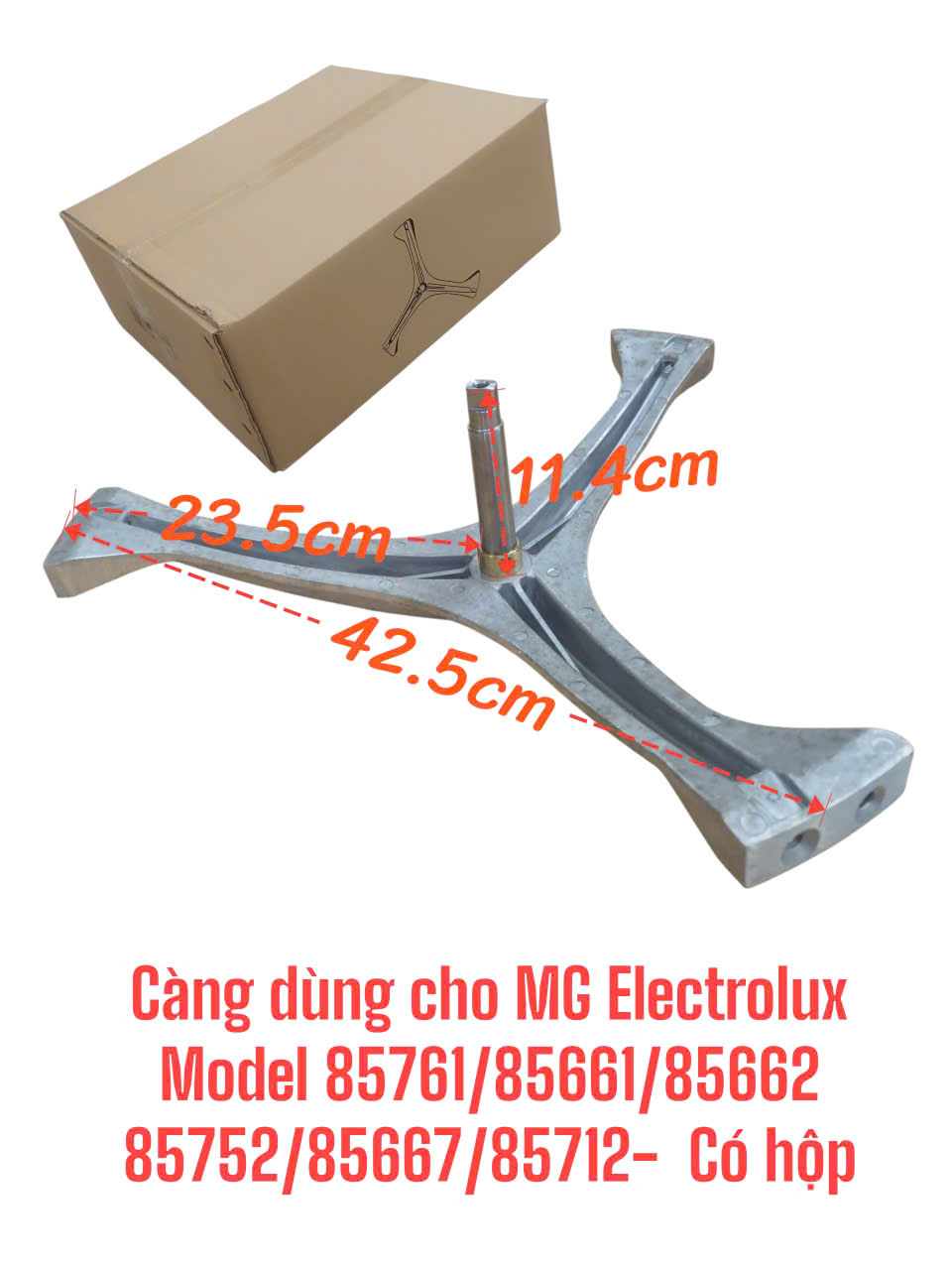 Càng dùng cho máy giặt Electrolux Model 85761/85661/85662/85752/85667/85712 – Có hộp
