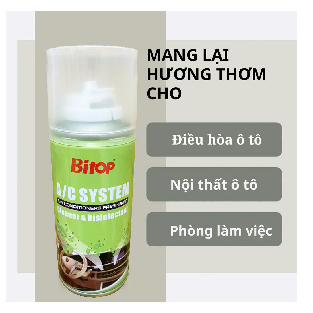 Chai xịt khử mùi xe ô tô 150ML/Lon