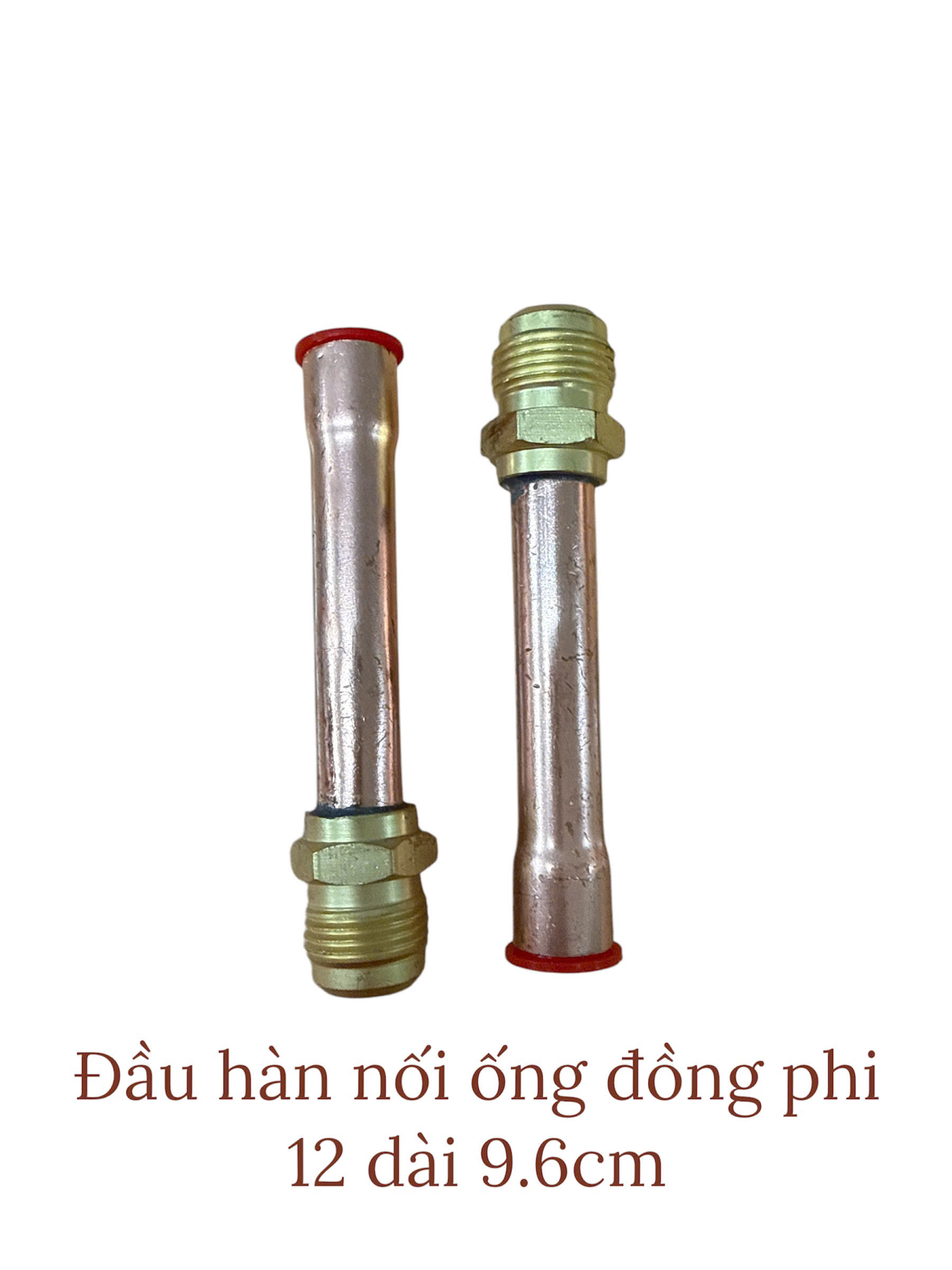 Đầu hàn nối ống bằng đồng phi 12 dài 9.6cm