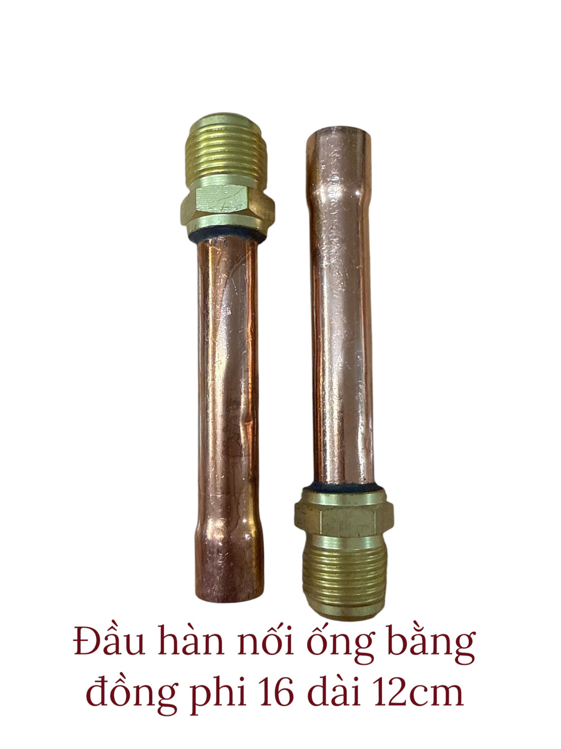 Đầu hàn nối ống bằng đồng phi 16 dài 12cm