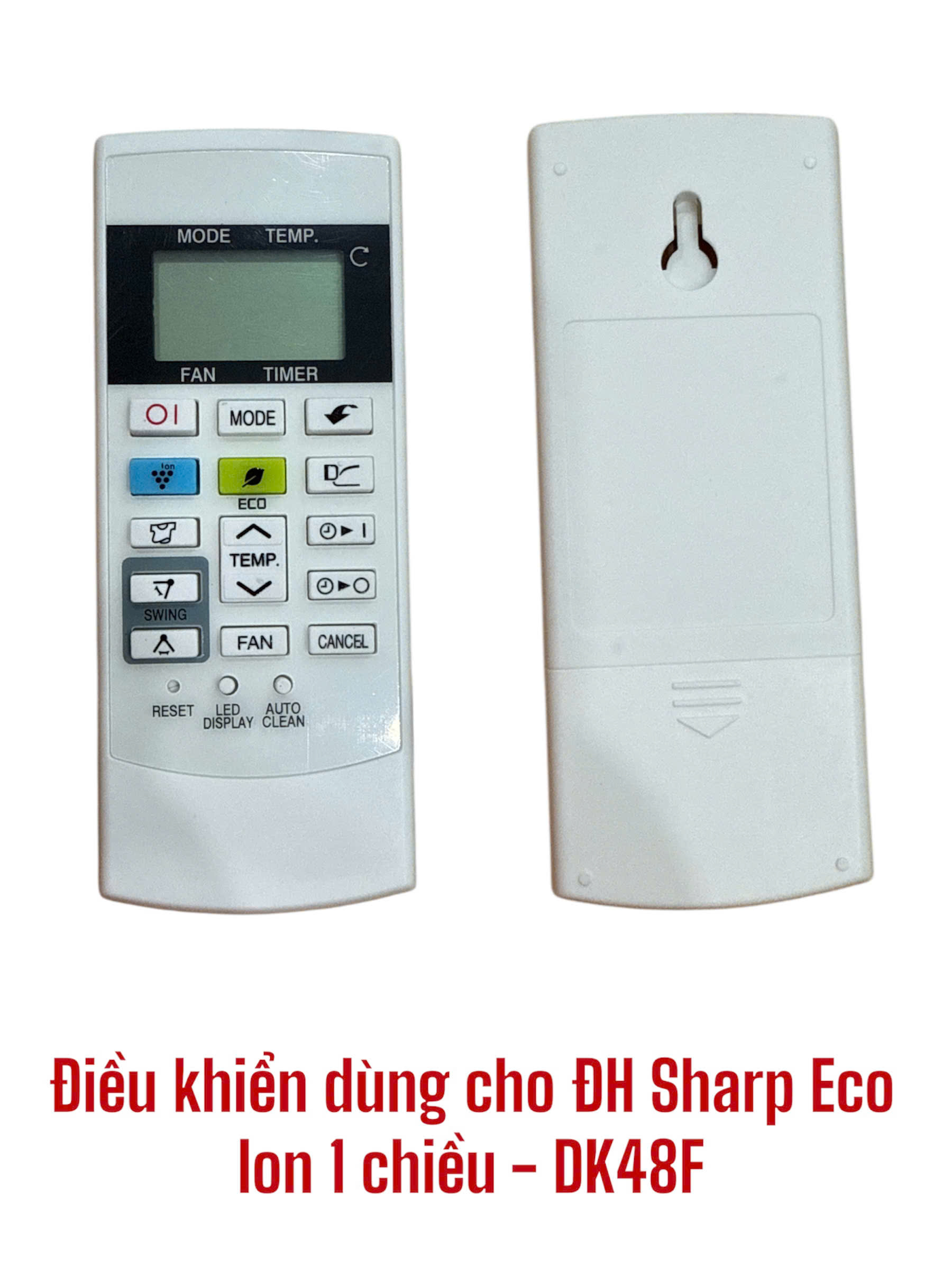 Điều khiển dùng cho điều hòa Sharp Eco Ion 1 chiều DK48F