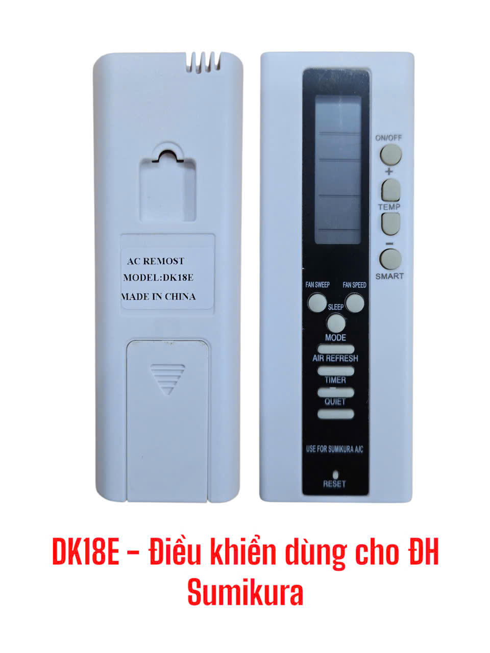 Điều khiển dùng cho điều hòa Sumikura – DK18E