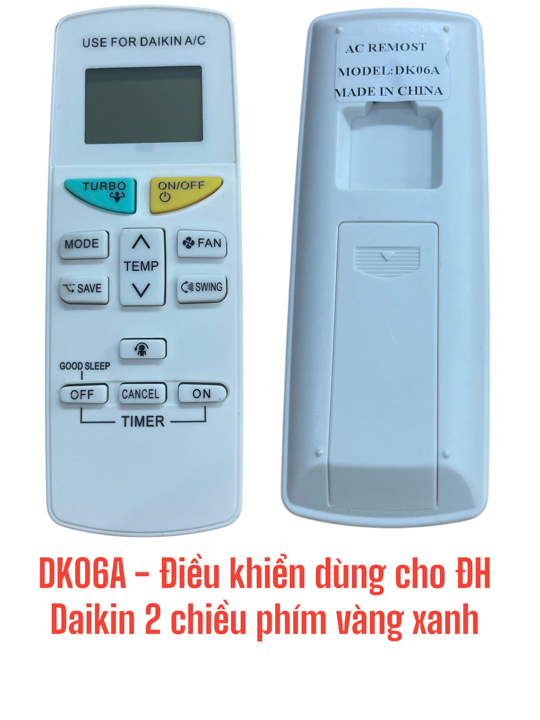 Điều khiển dùng cho điều hòa Daikin – DK06A
