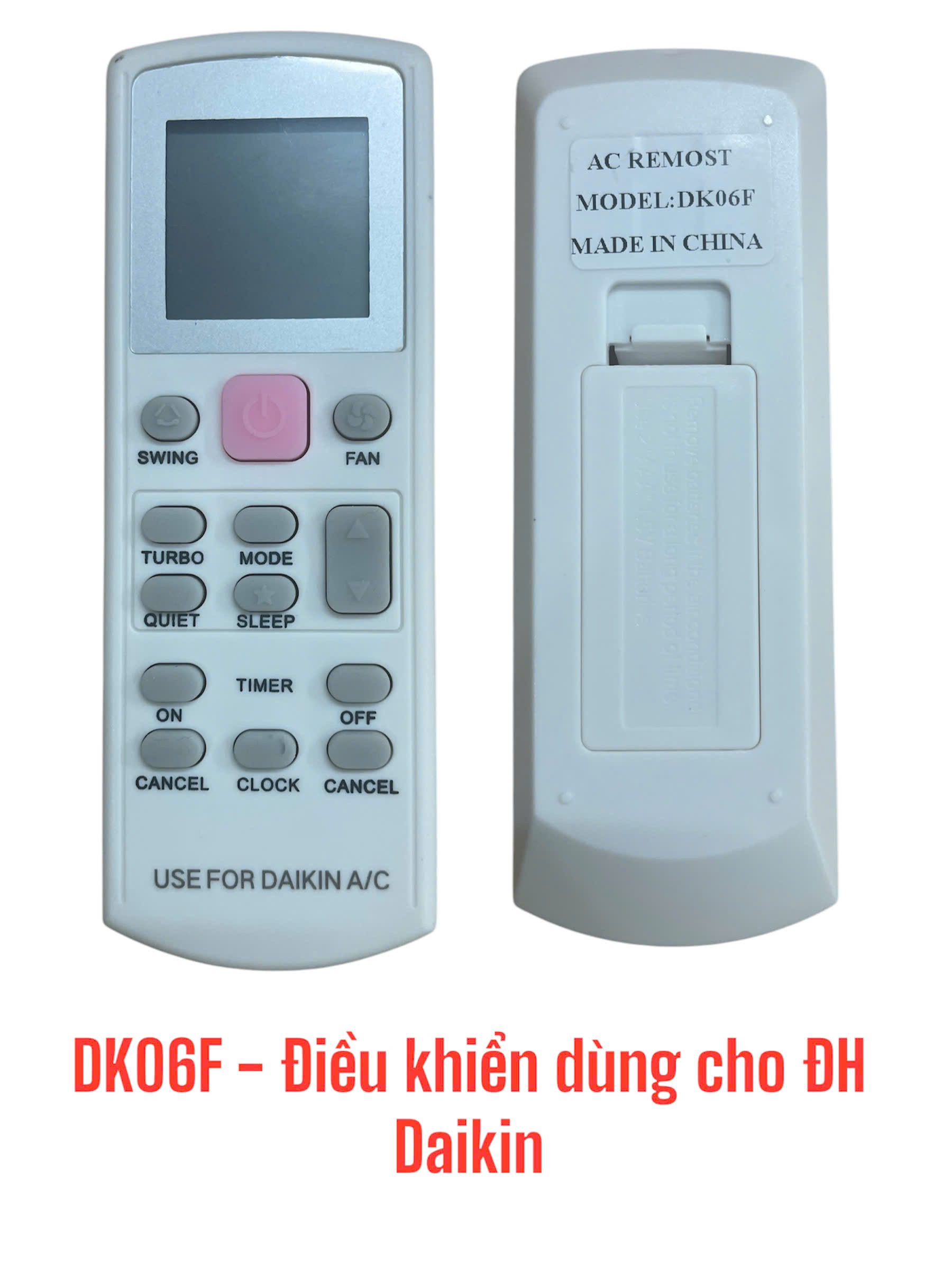 Điều khiển dùng cho điều hòa Daikin – DK06F