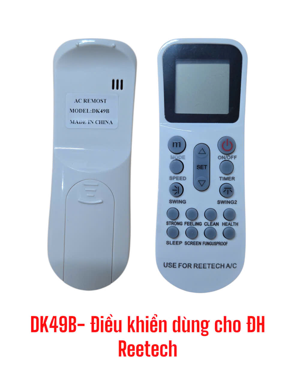 Điều khiển dùng cho máy điều hòa Retech -DK49B