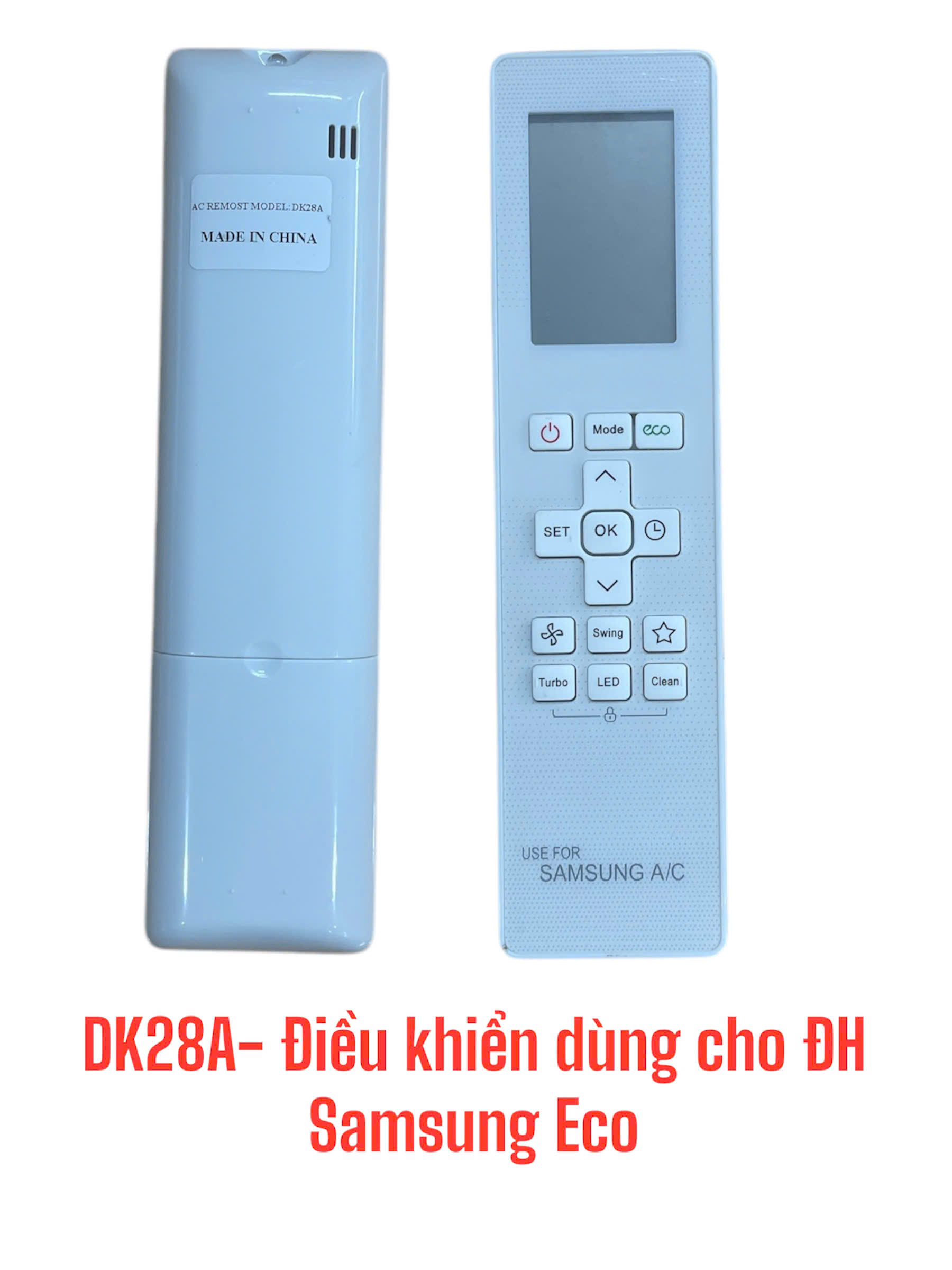 Điều khiển dùng cho máy điều hòa Samsung (phím Eco) – DK28A
