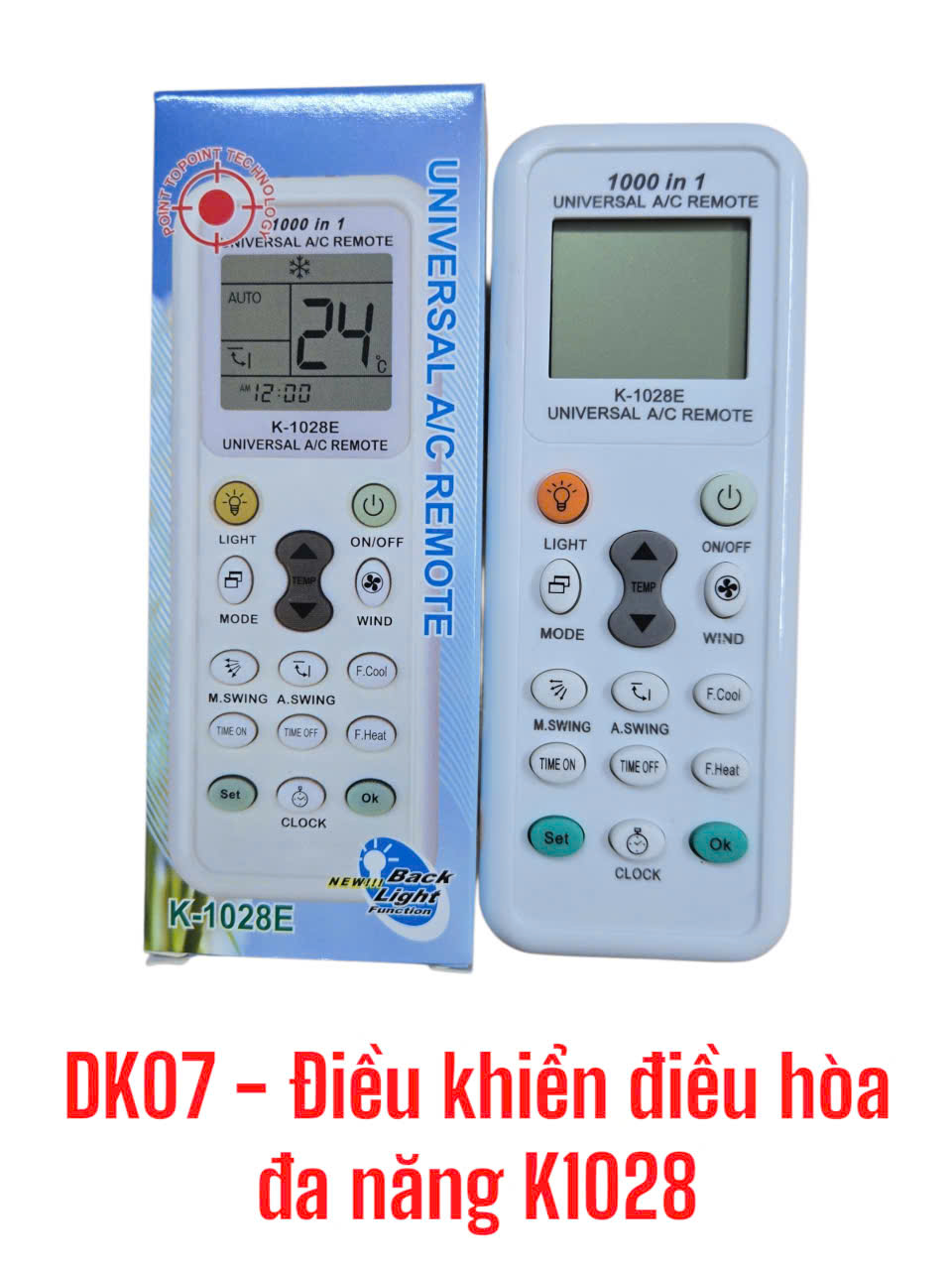 Điều khiển dùng cho máy điều hòa đa năng (K1028) -DK07