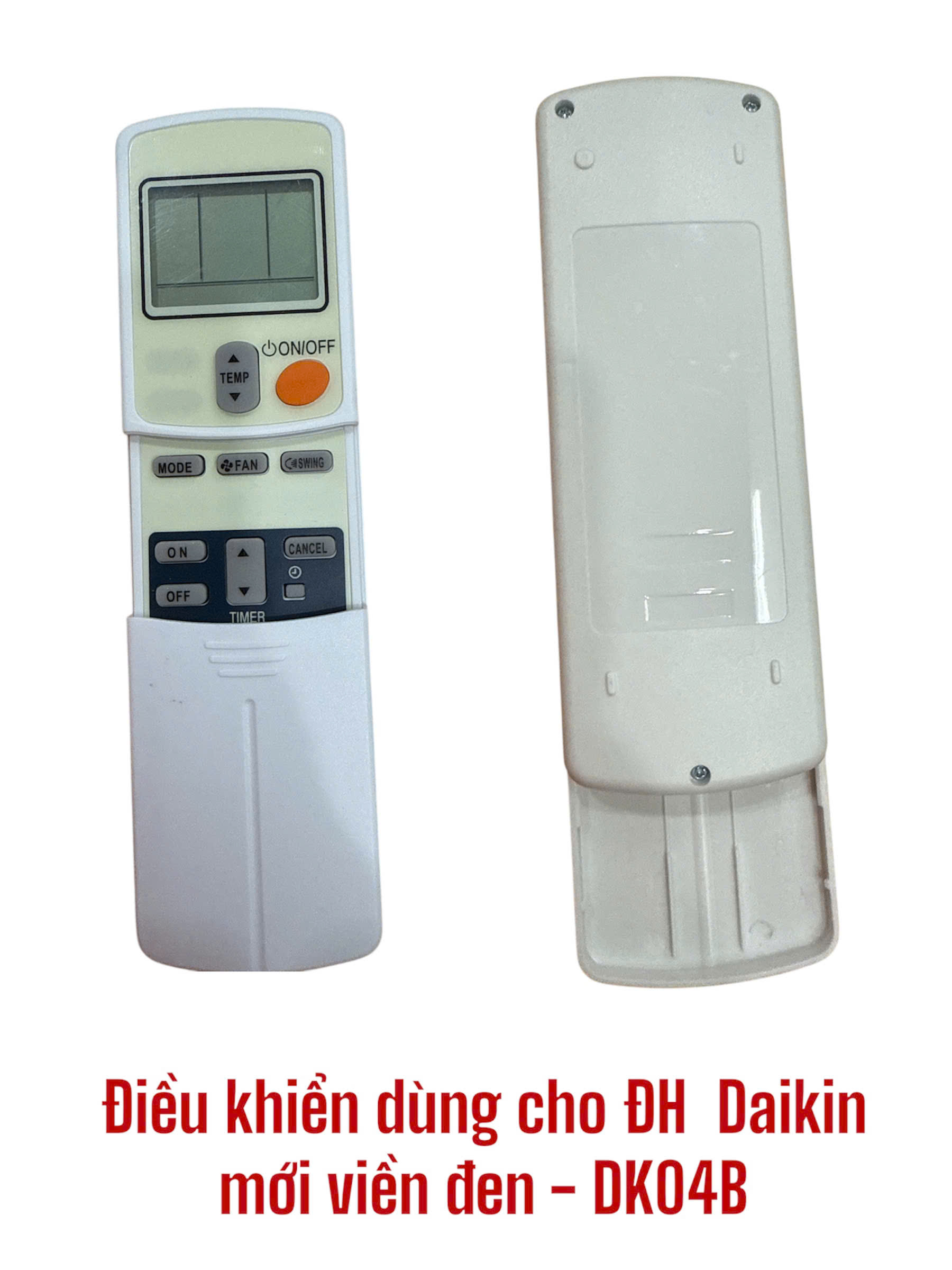 Điều khiển dùng cho máy điều hòa Daikin mới viền đen -DK04B