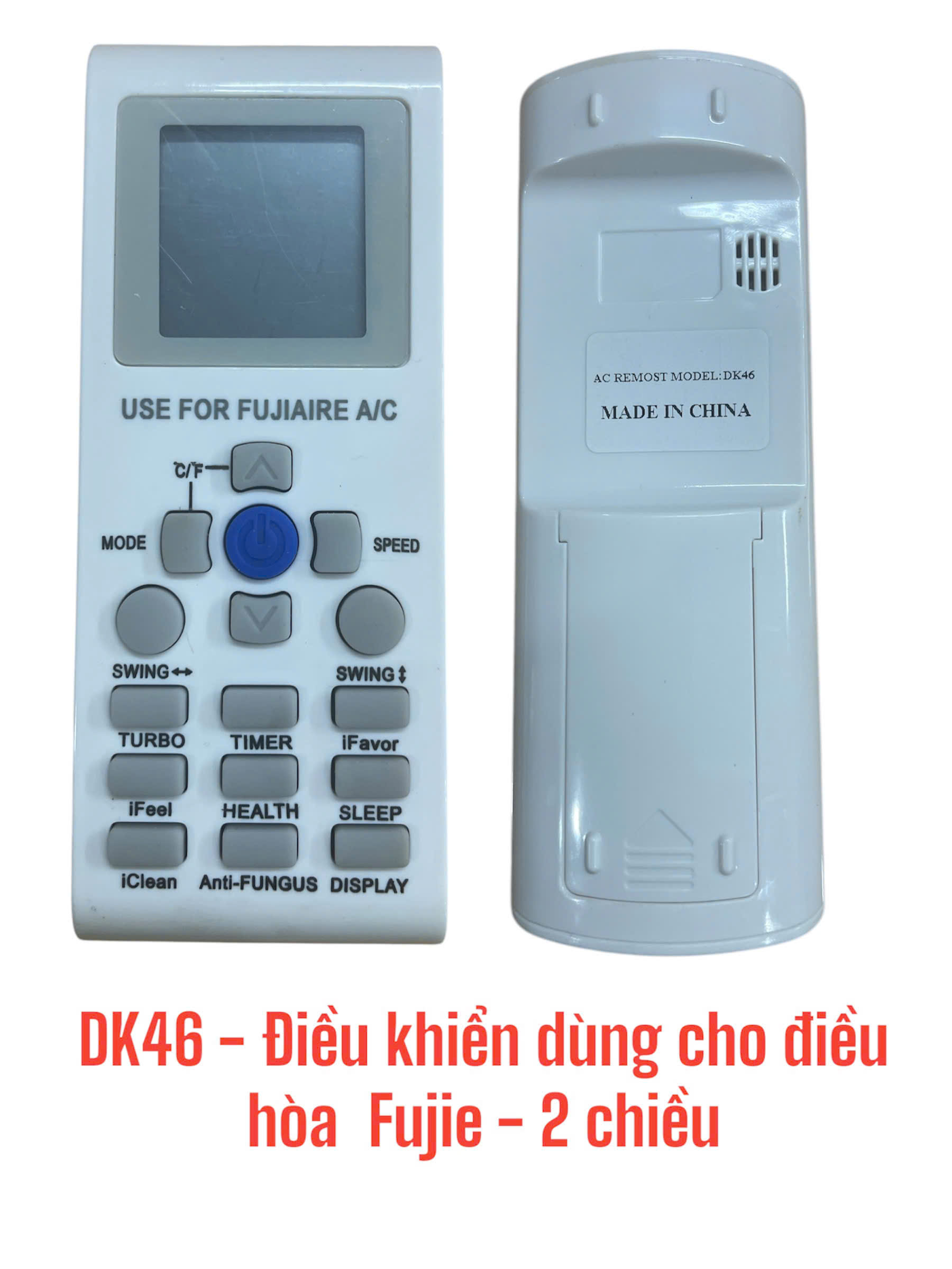 Điều khiển dùng cho máy điều hòa Fujiaire – 2 chiều – DK46