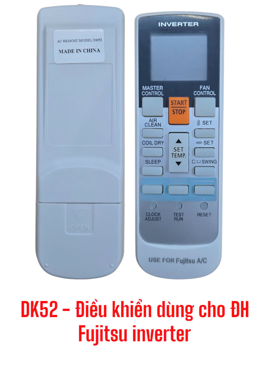 Điều khiển dùng cho máy điều hòa Fujitsu inverter – DK52