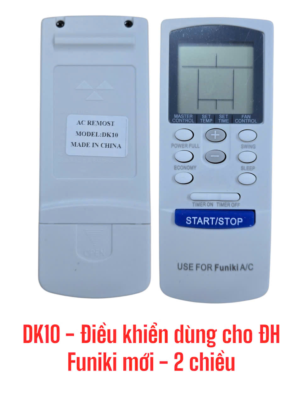 Điều khiển dùng cho máy điều hòa Funiki mới – 2 chiều -DK10
