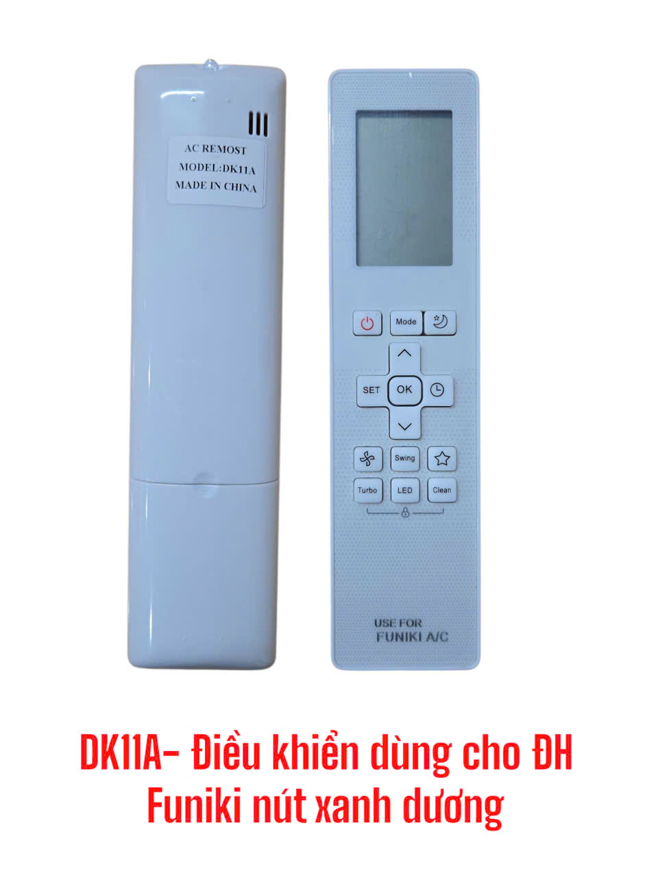 Điều khiển dùng cho máy điều hòa Funiki (nút xanh dương) – DK11A