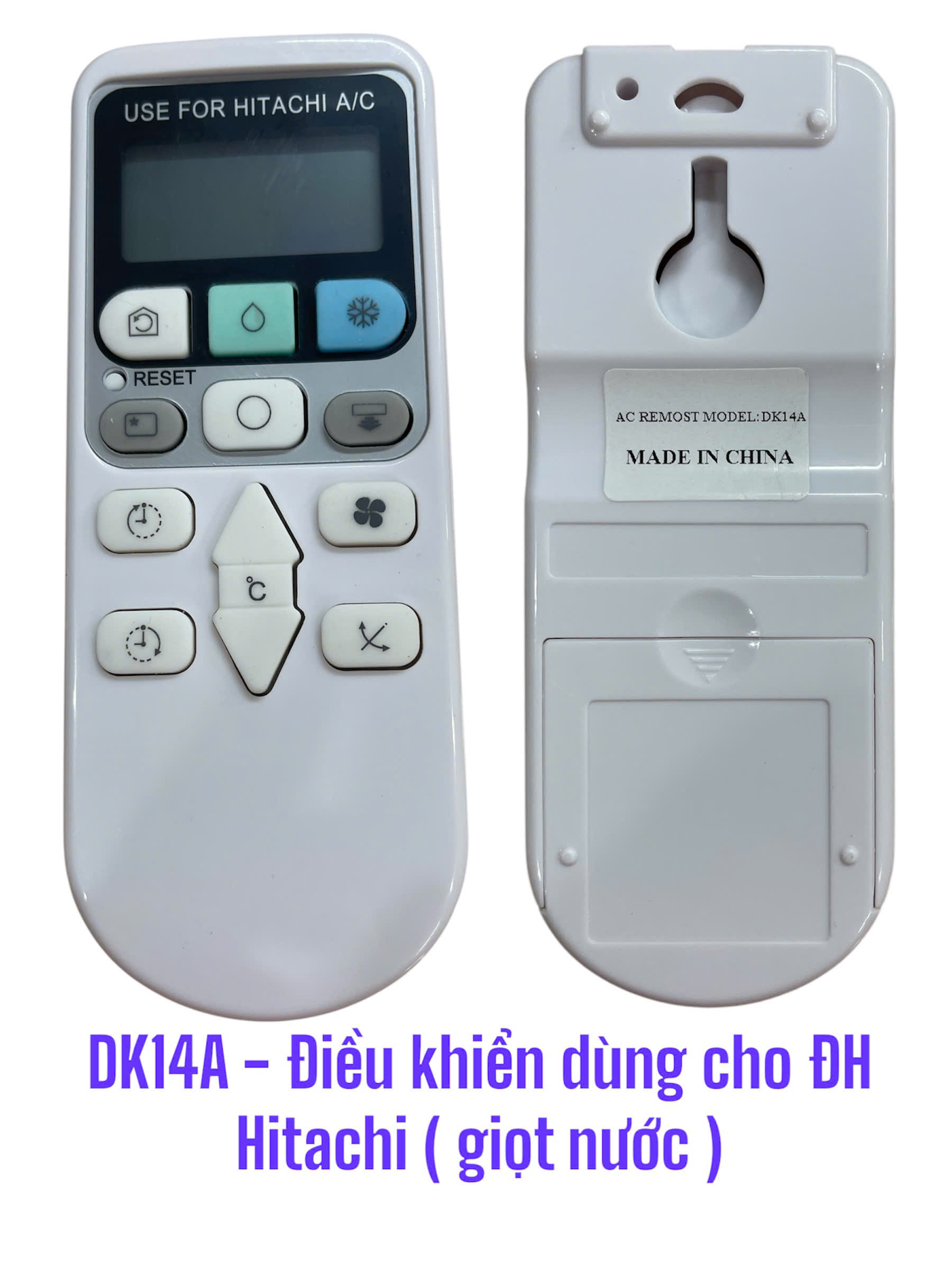 Điều khiển dùng cho máy điều hòa Hitachi(Hình giọt nước) -DK14A
