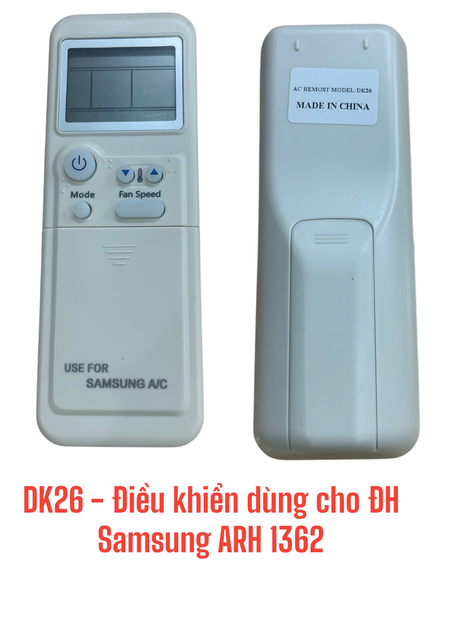 Điều khiển dùng cho máy điều hòa Samsung ARH 1362 -DK26