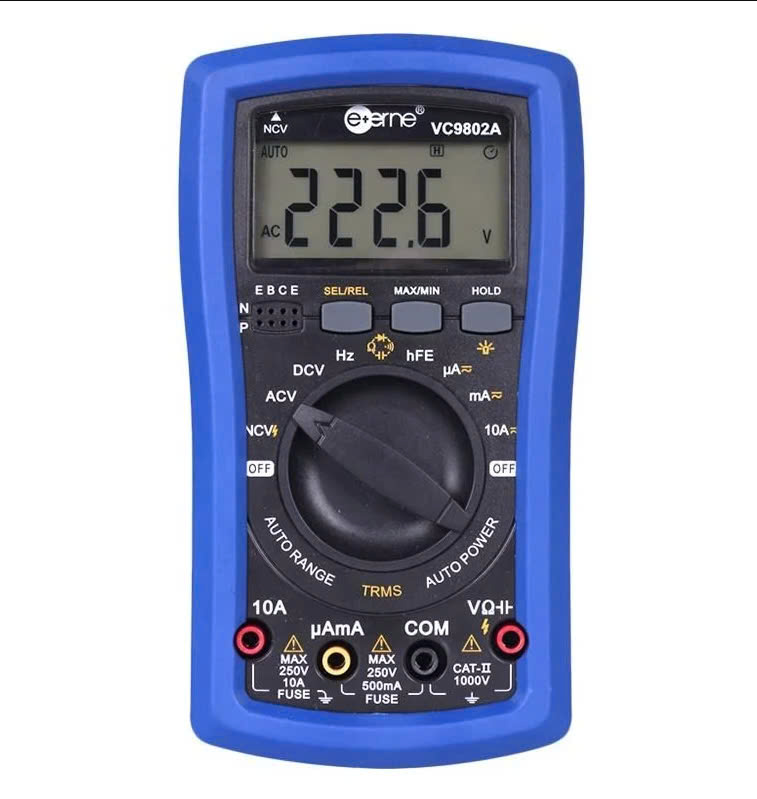 Đồng hồ vạn năng VC9802A