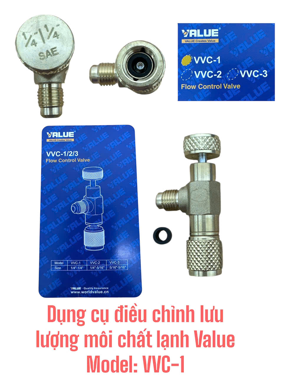 Dụng cụ điều chỉnh lưu lượng môi chất lạnh Value Model: VVC-1
