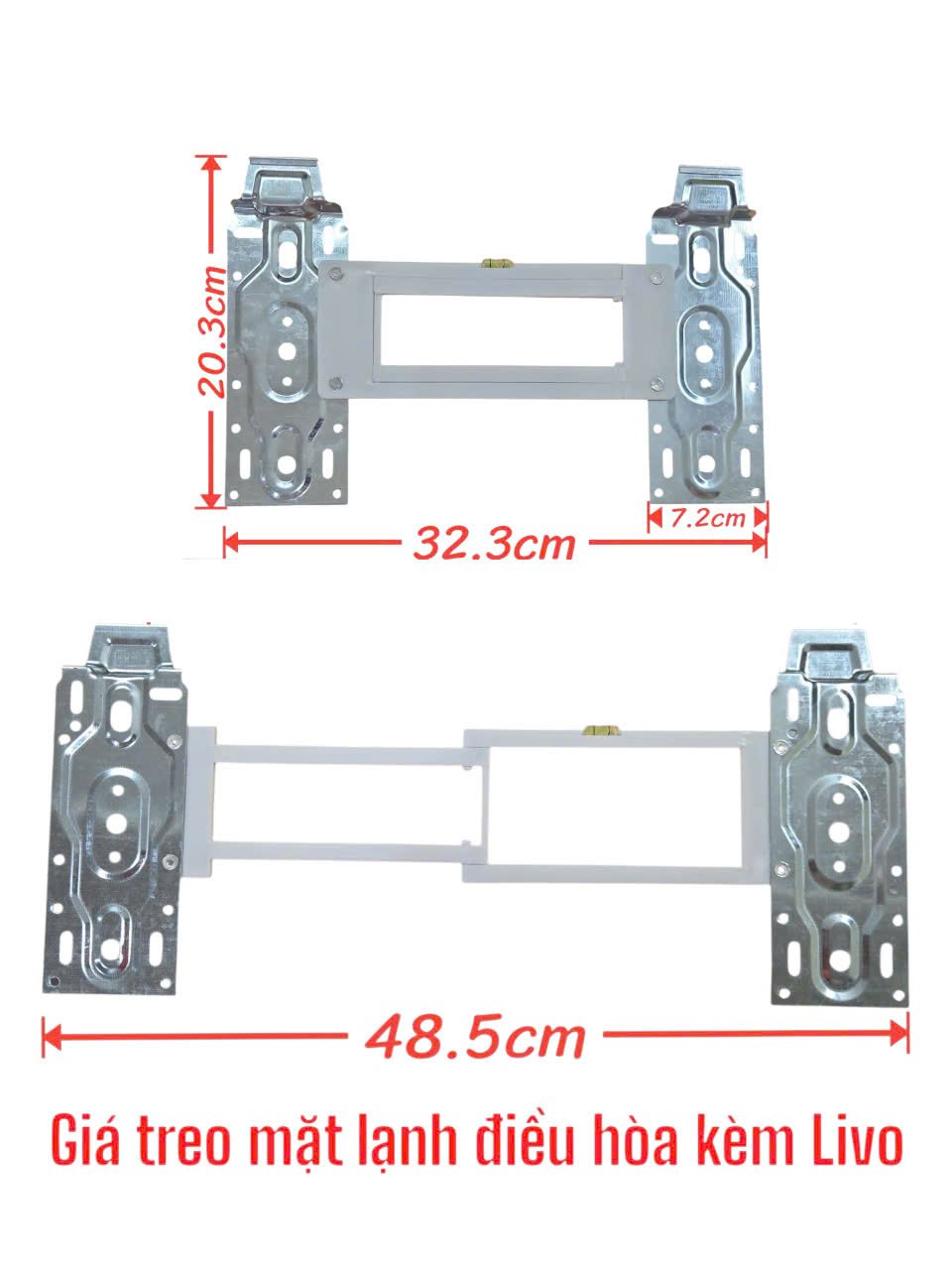 Giá treo mặt lạnh điều hoà kèm livo