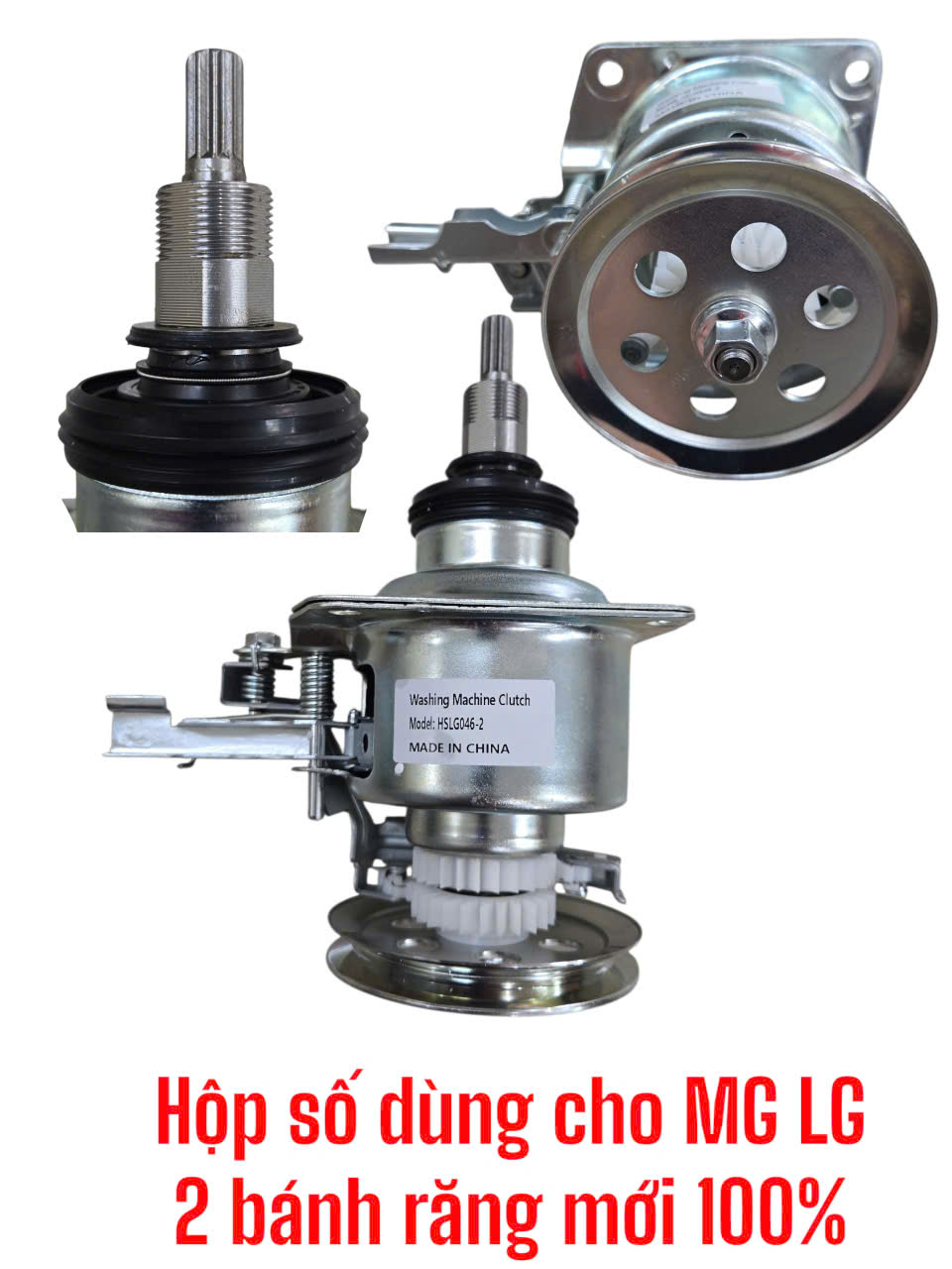 Hộp số dùng cho máy giặt LG 2 bánh răng mới 100%