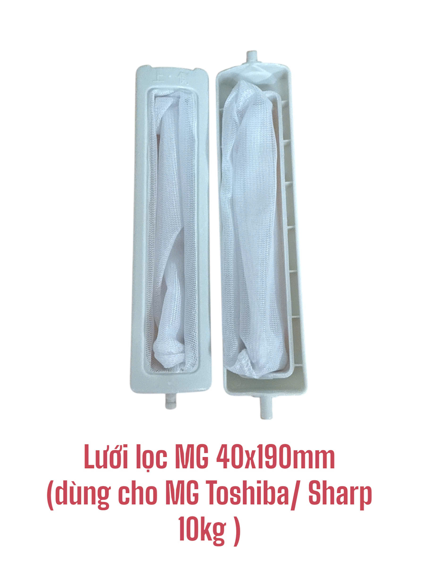 Lưới lọc dùng cho máy giặt Toshiba/Sharp dòng 10kg (KT 40x190mm)