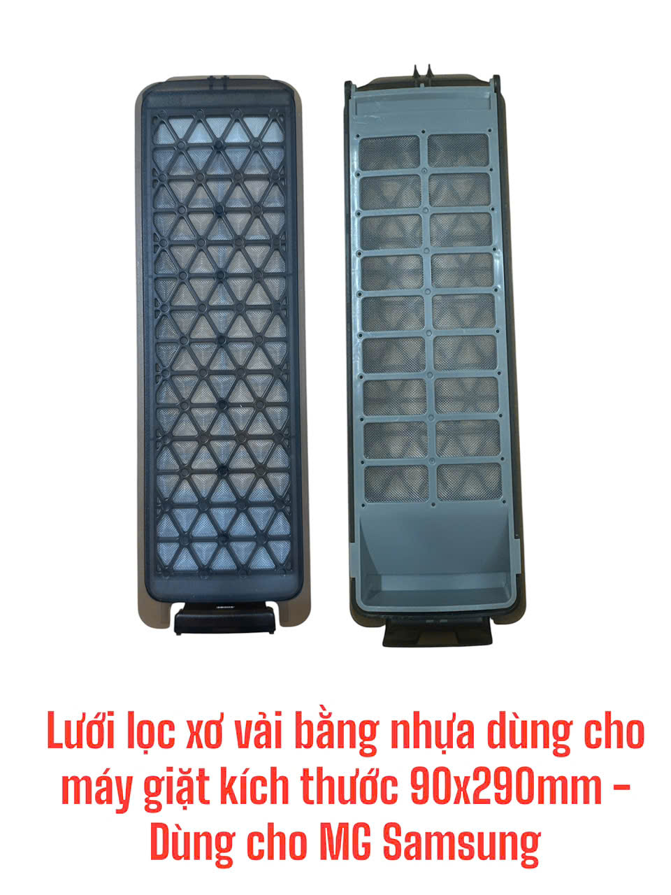 Lưới lọc xơ vải bằng nhựa dùng cho máy giặt kích thước 90x290mm – Dùng cho máy giặt Samsung