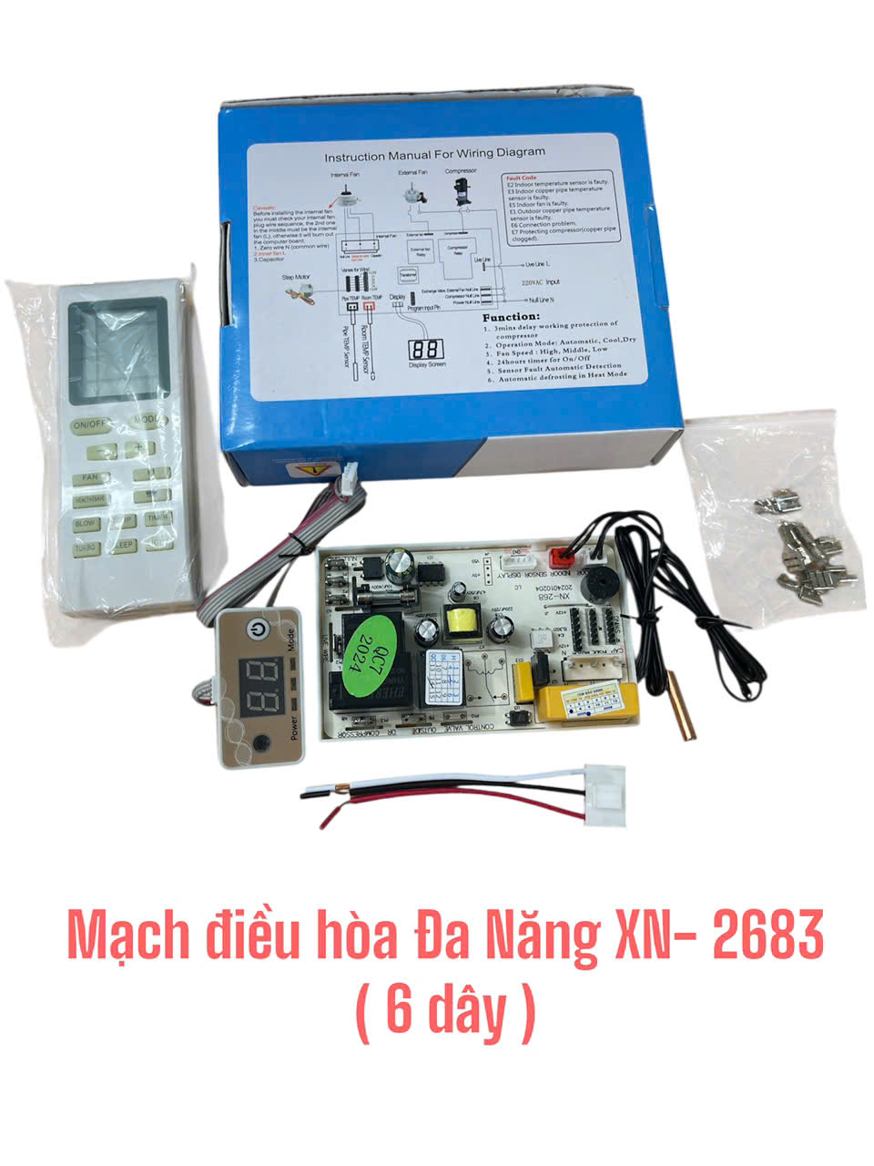Mạch điều hòa Đa Năng XN- 2683 (6 dây)
