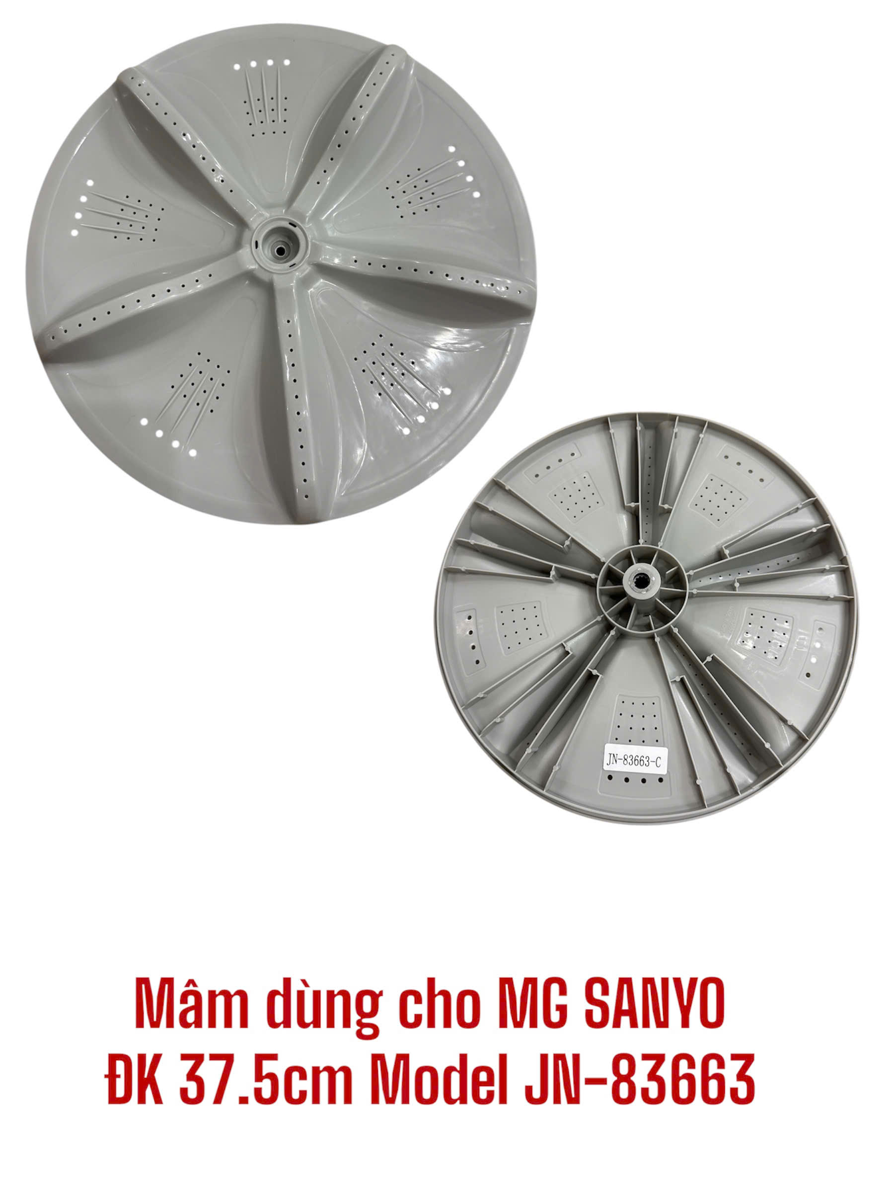 Mâm dùng cho máy giặt SANYO ĐK 37.5cm Model JN-83663
