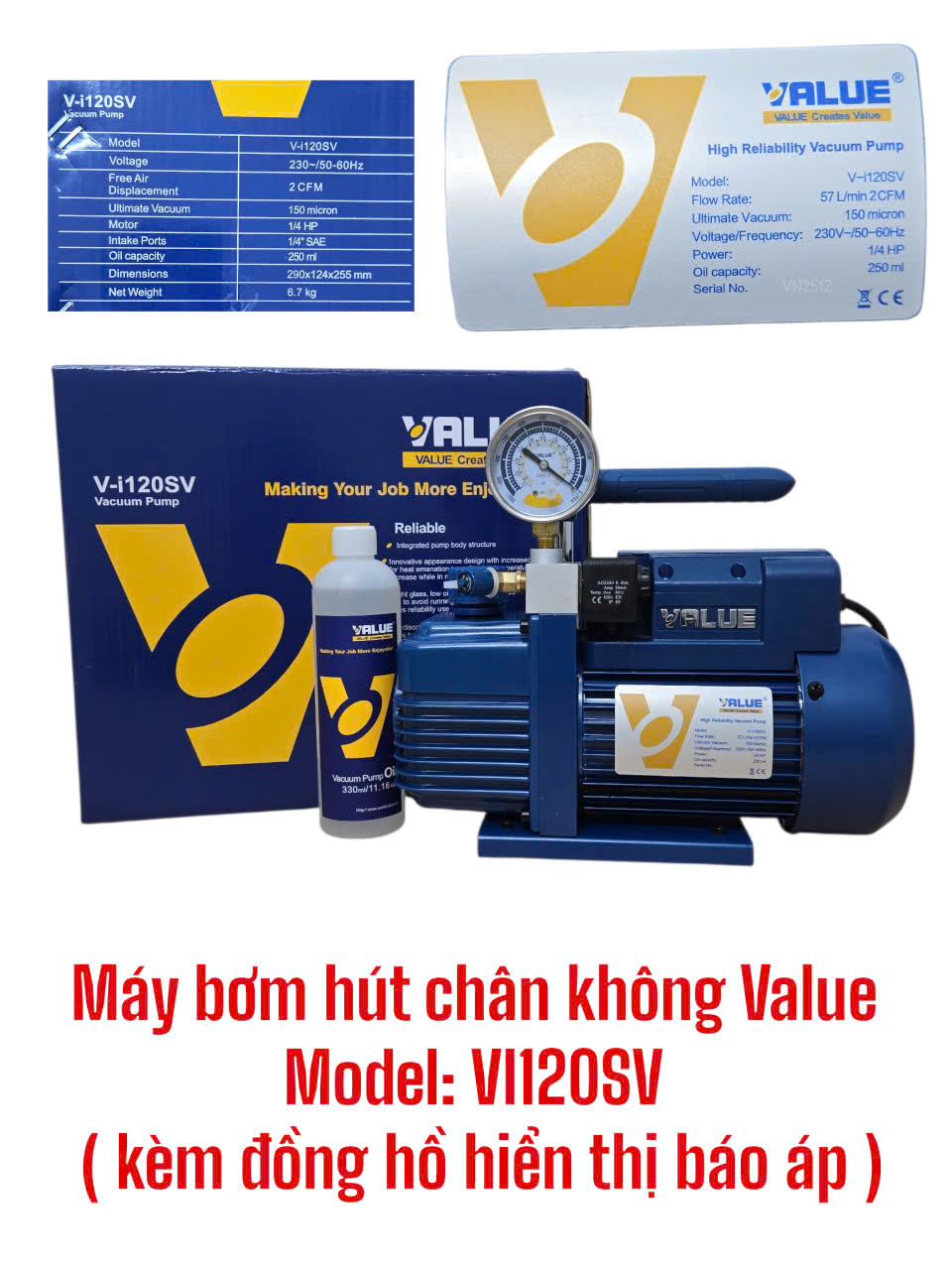Máy hút chân không Value 2.0C-VI120SV
